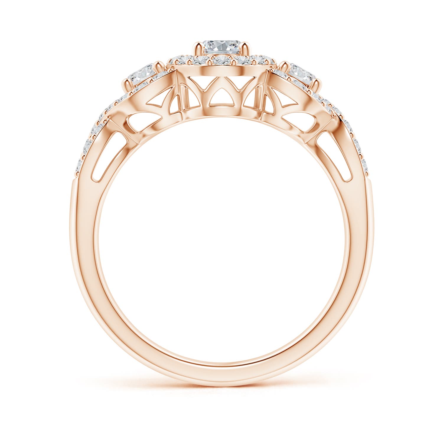 H, SI2 / 0.99 CT / 14 KT Rose Gold