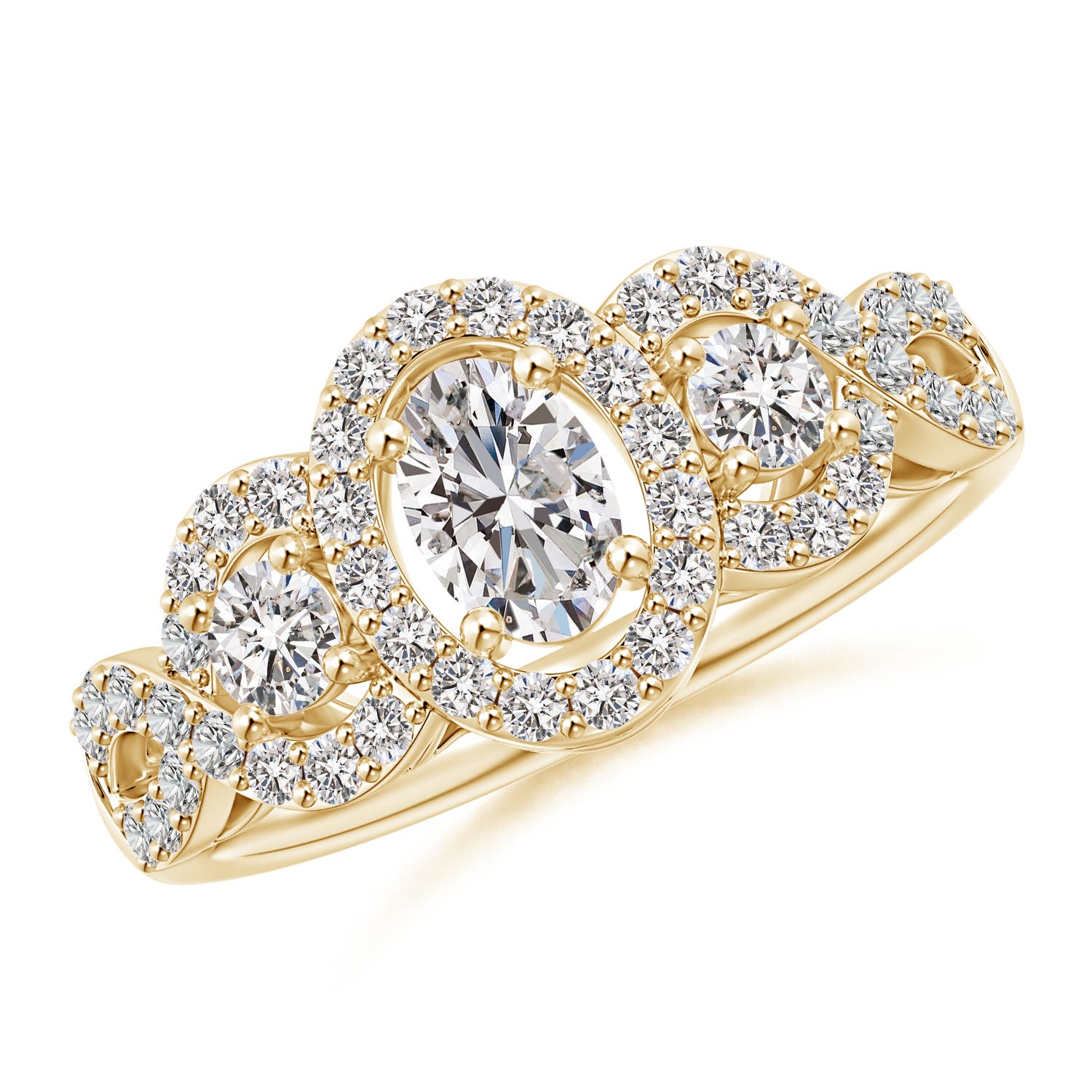 I-J, I1-I2 / 0.99 CT / 14 KT Yellow Gold