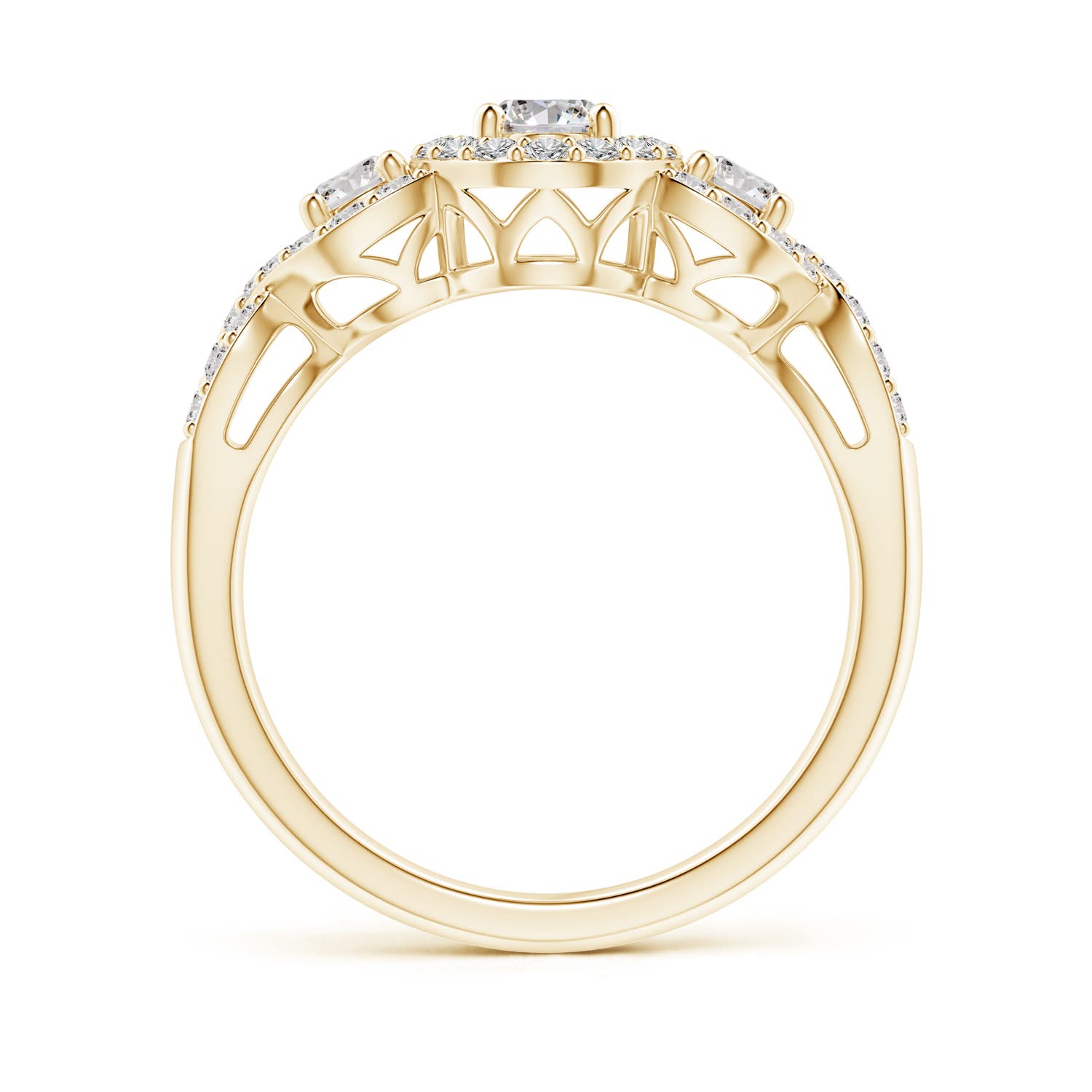 I-J, I1-I2 / 0.99 CT / 14 KT Yellow Gold