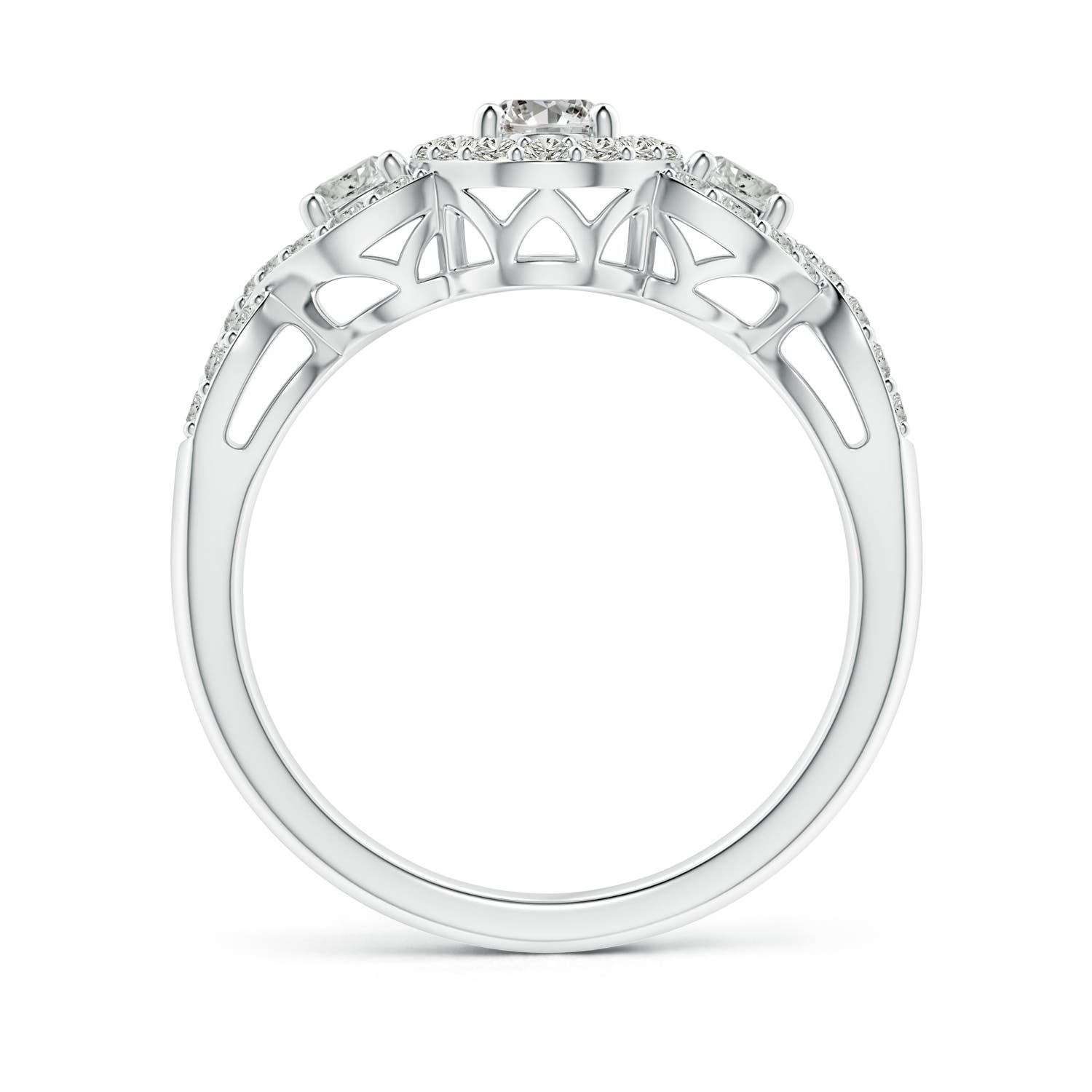 K, I3 / 0.99 CT / 14 KT White Gold