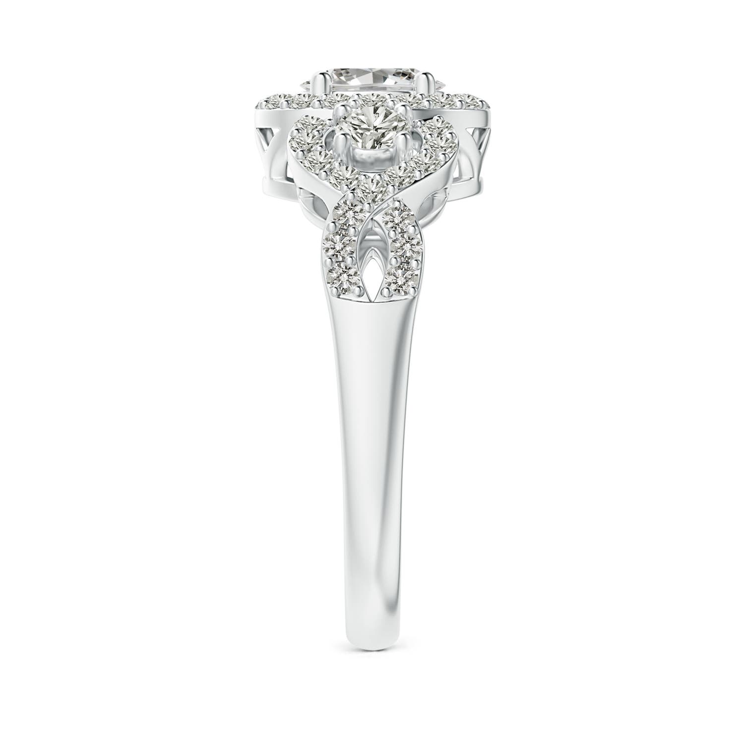 K, I3 / 0.99 CT / 14 KT White Gold