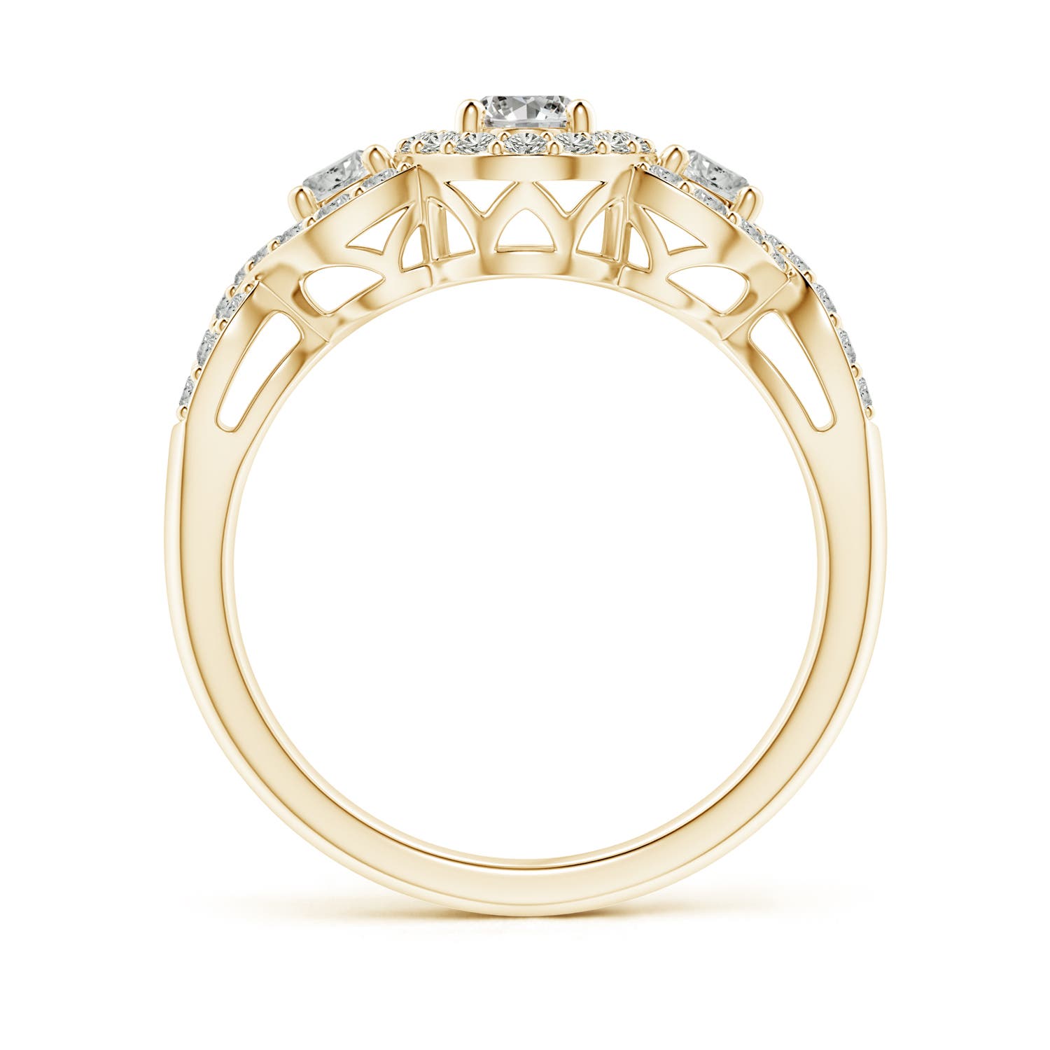 K, I3 / 0.99 CT / 14 KT Yellow Gold