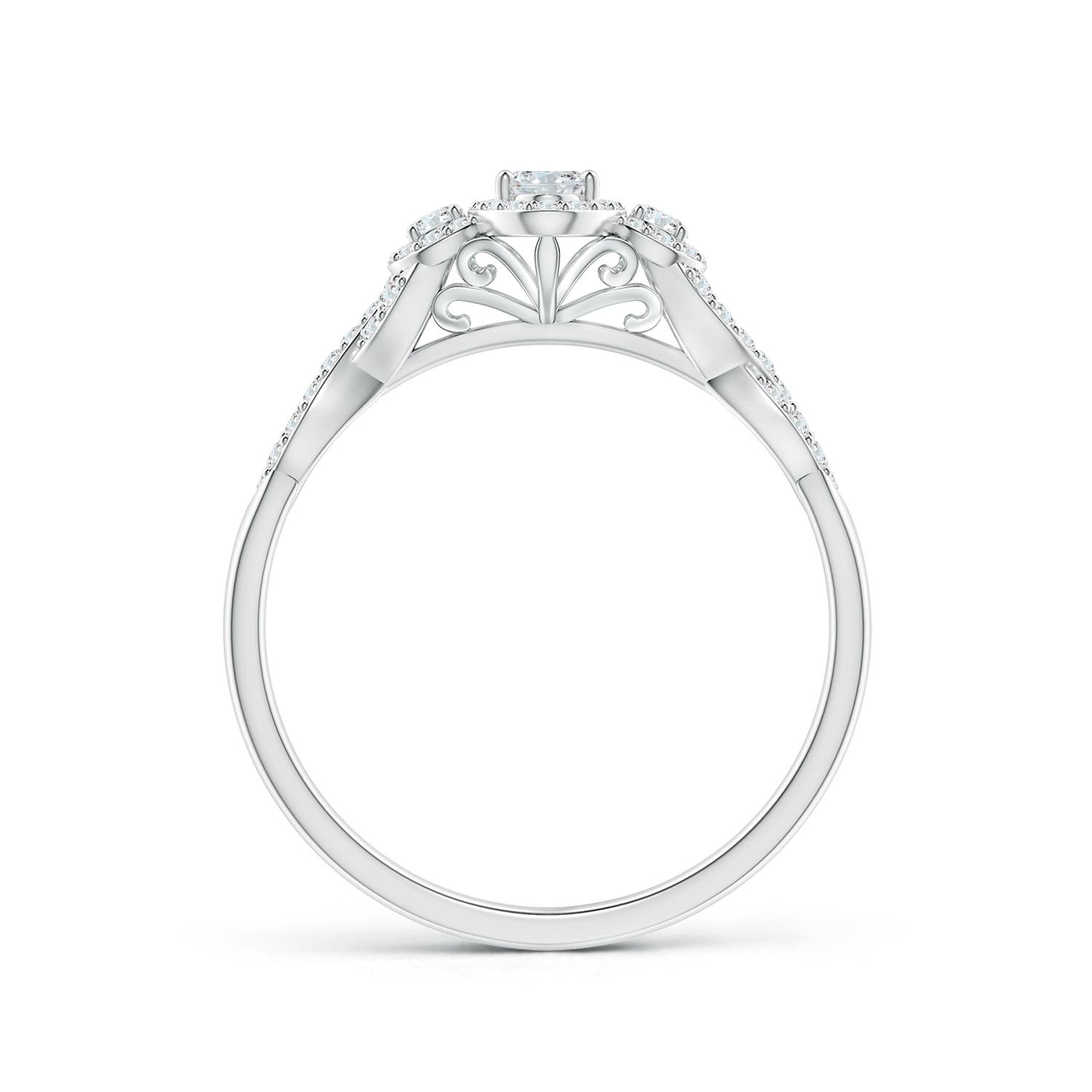 G, VS2 / 0.46 CT / 14 KT White Gold