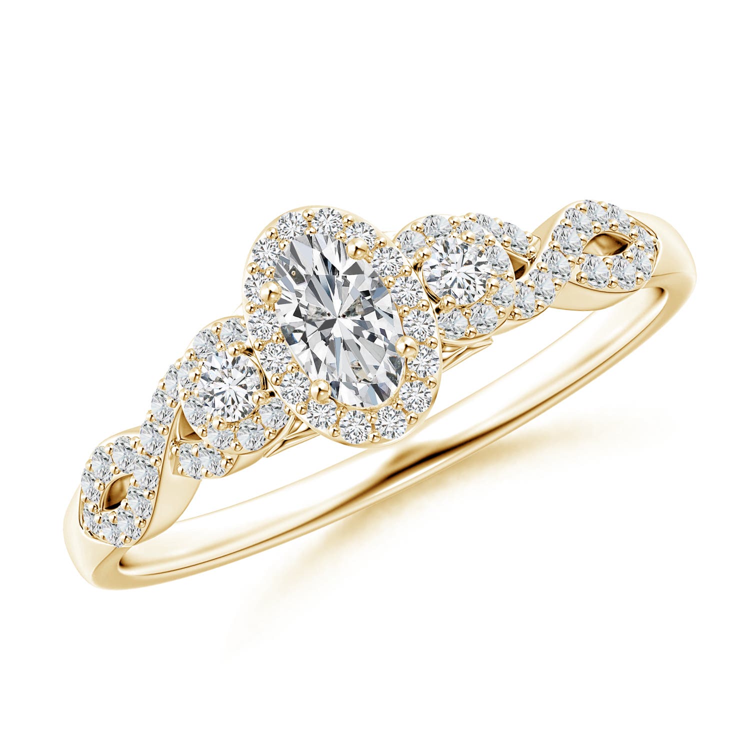 H, SI2 / 0.46 CT / 14 KT Yellow Gold