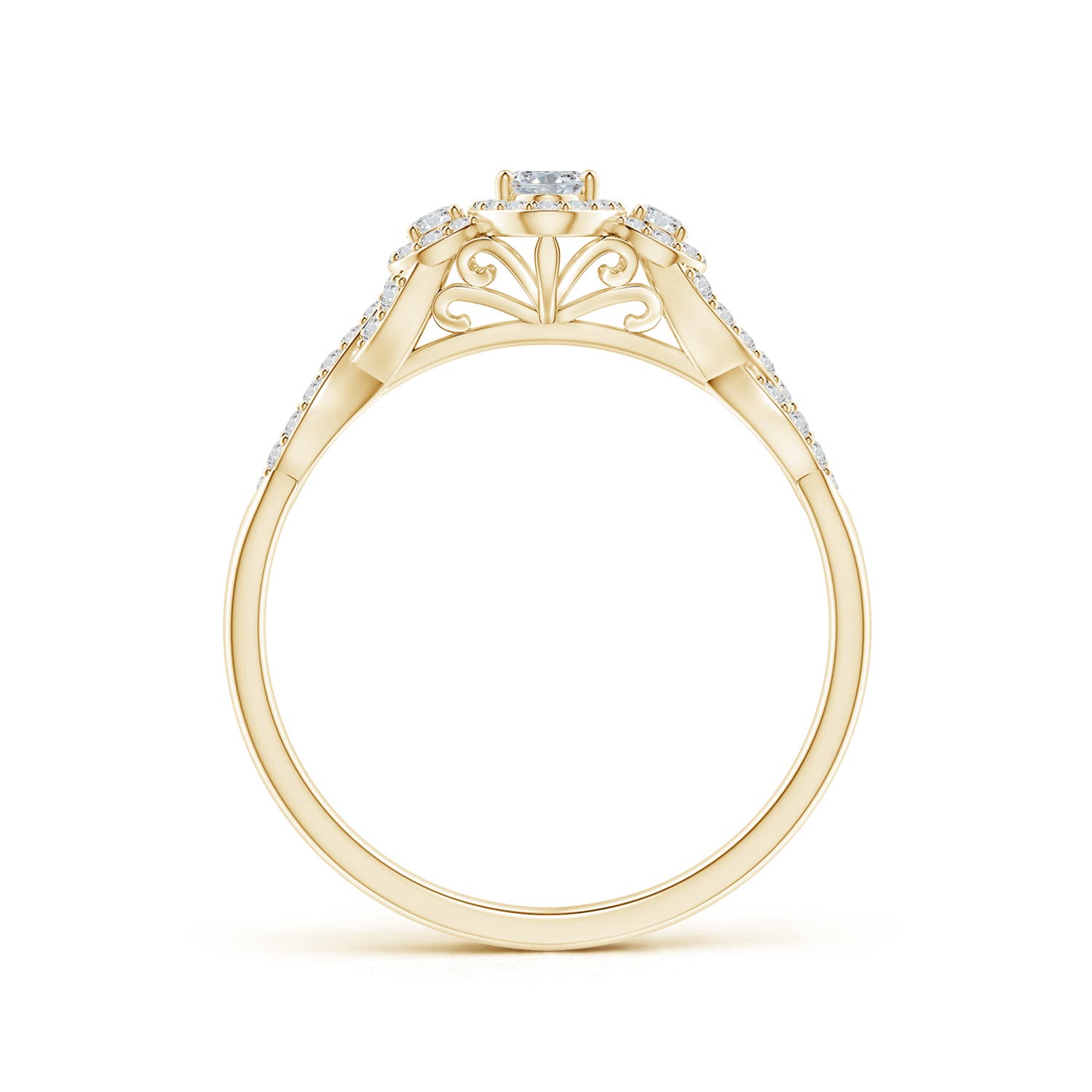 H, SI2 / 0.46 CT / 14 KT Yellow Gold