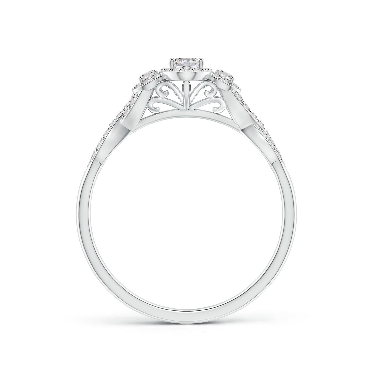 I-J, I1-I2 / 0.46 CT / 14 KT White Gold