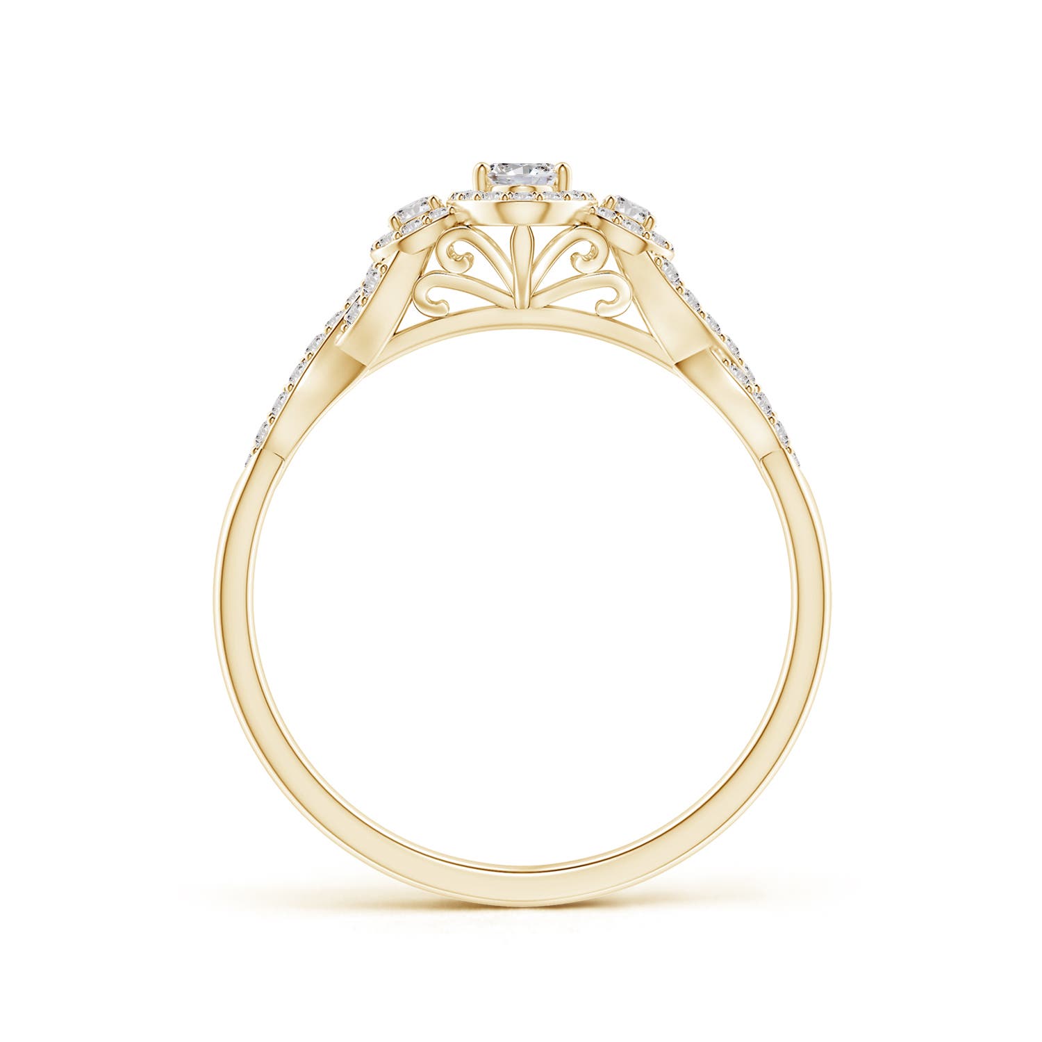 I-J, I1-I2 / 0.46 CT / 14 KT Yellow Gold