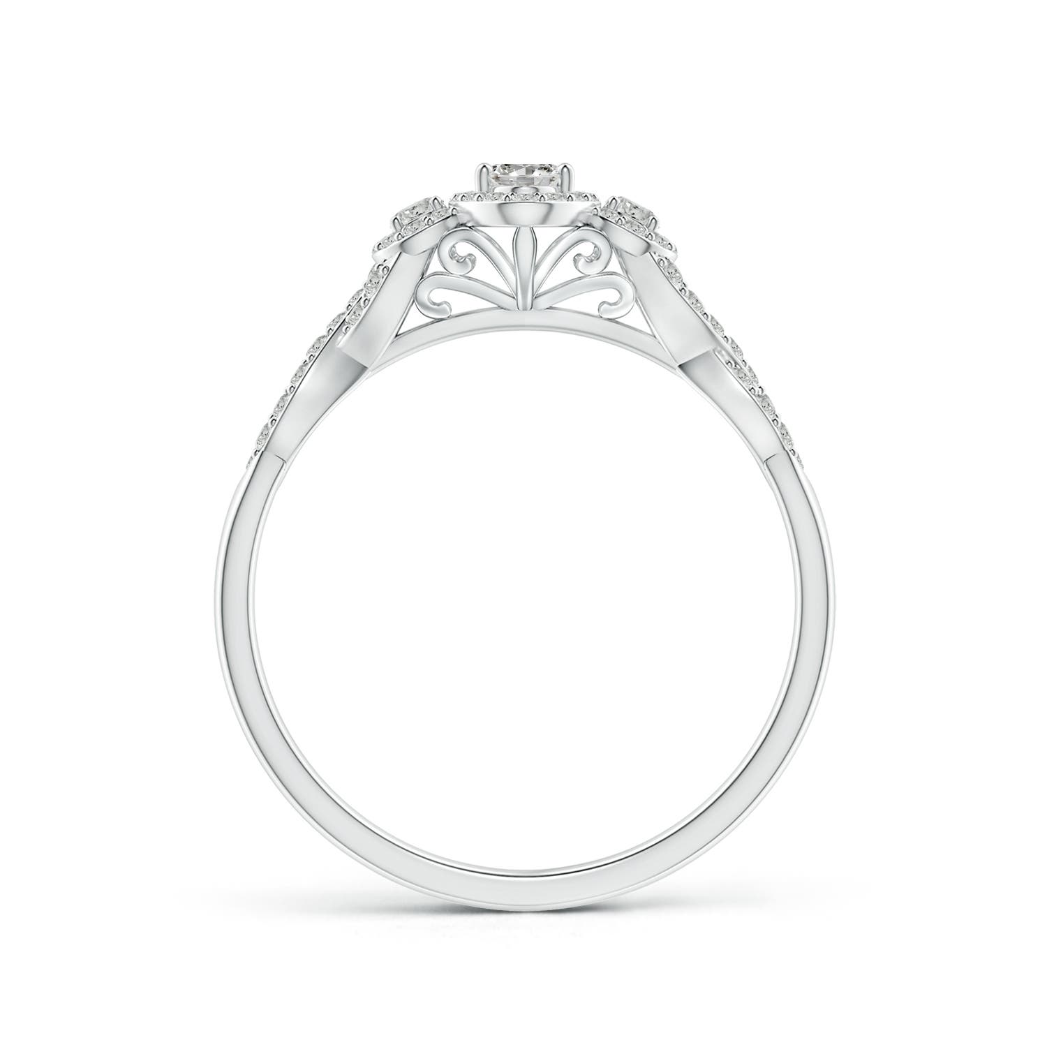 K, I3 / 0.46 CT / 14 KT White Gold