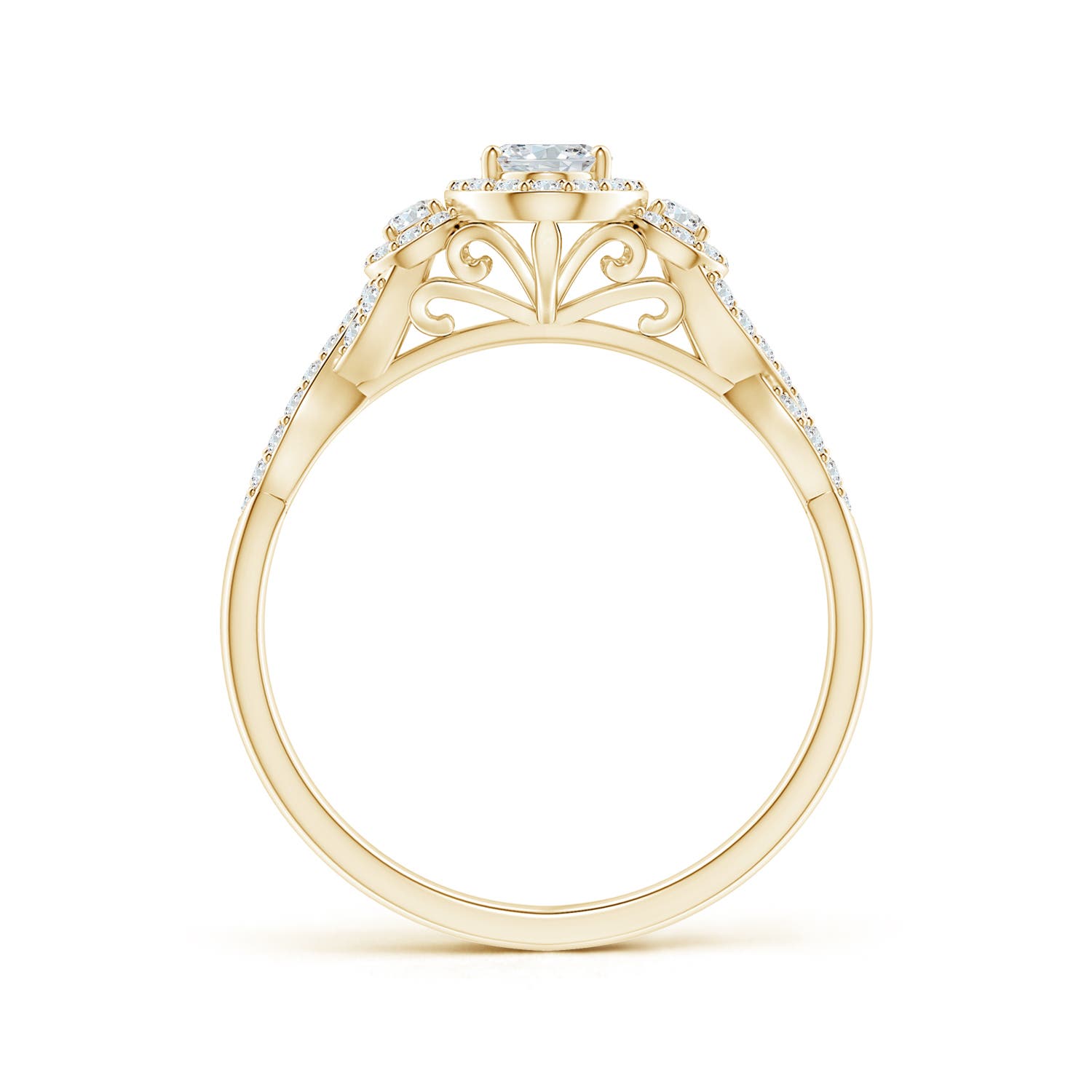 G, VS2 / 0.75 CT / 14 KT Yellow Gold