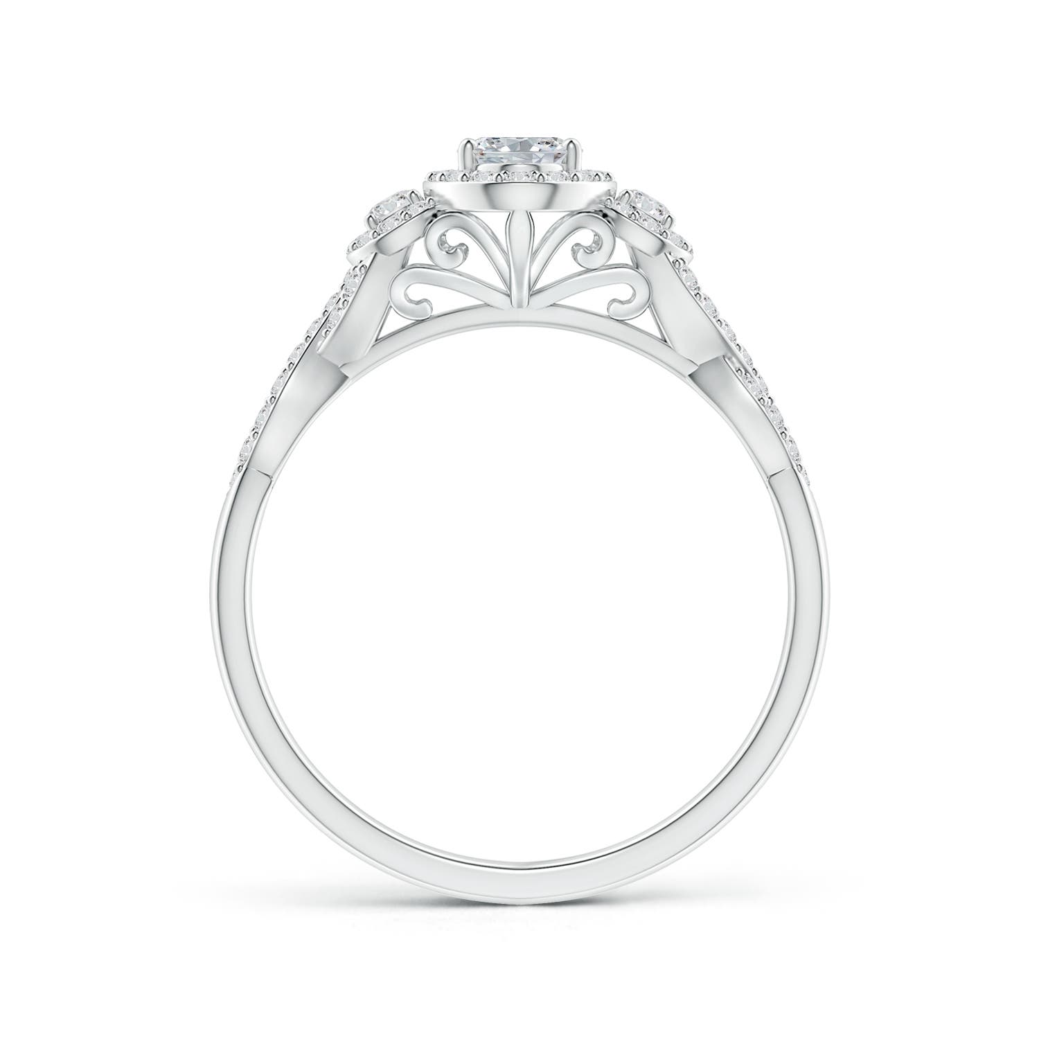 H, SI2 / 0.75 CT / 14 KT White Gold