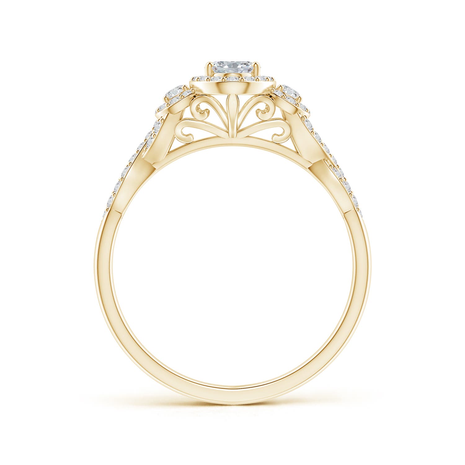 H, SI2 / 0.75 CT / 14 KT Yellow Gold