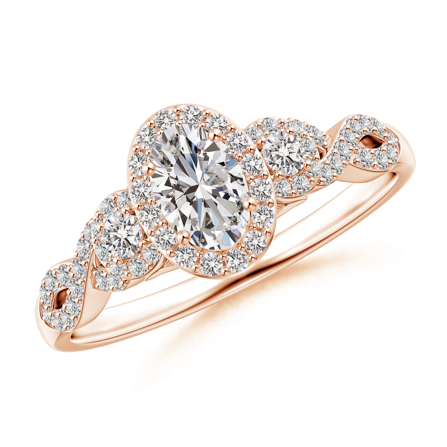 I-J, I1-I2 / 0.75 CT / 14 KT Rose Gold