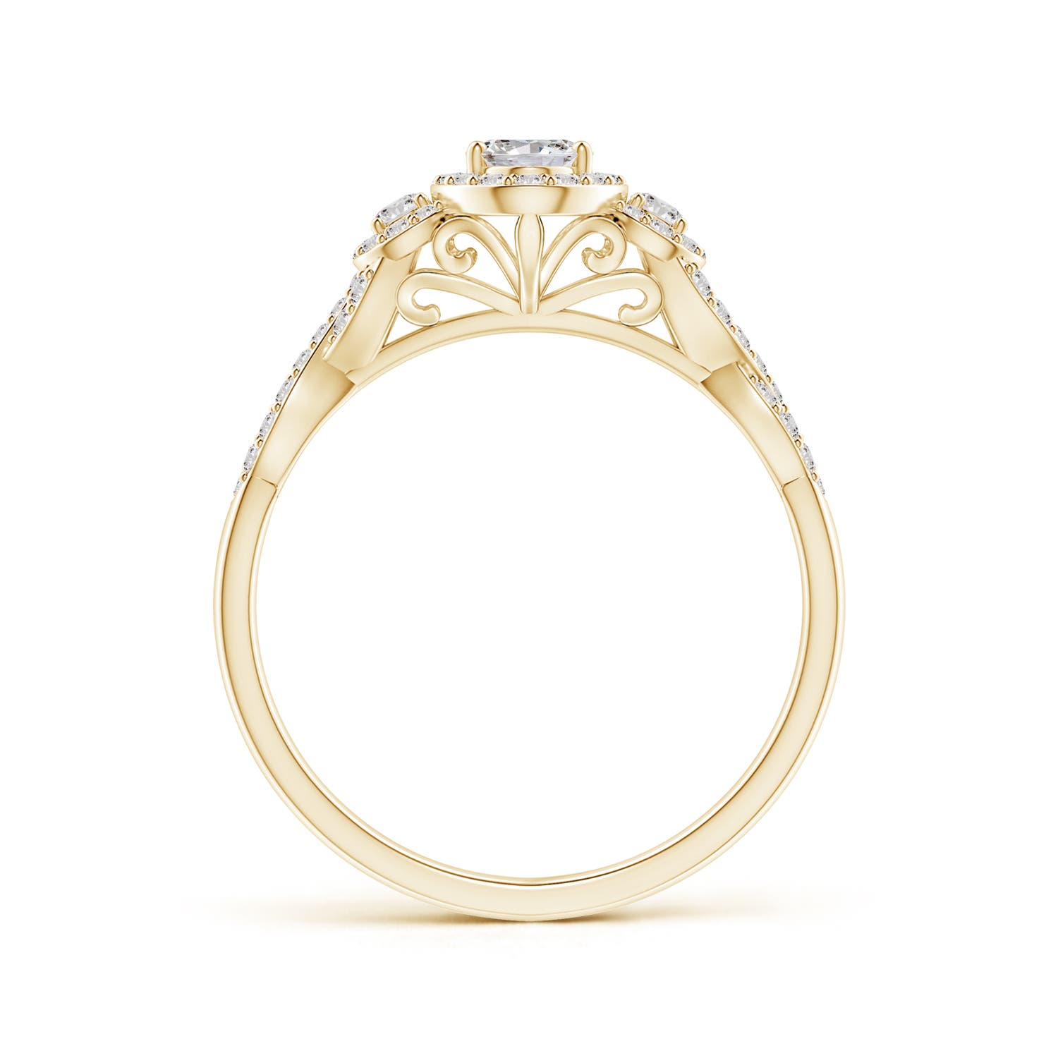 I-J, I1-I2 / 0.75 CT / 14 KT Yellow Gold