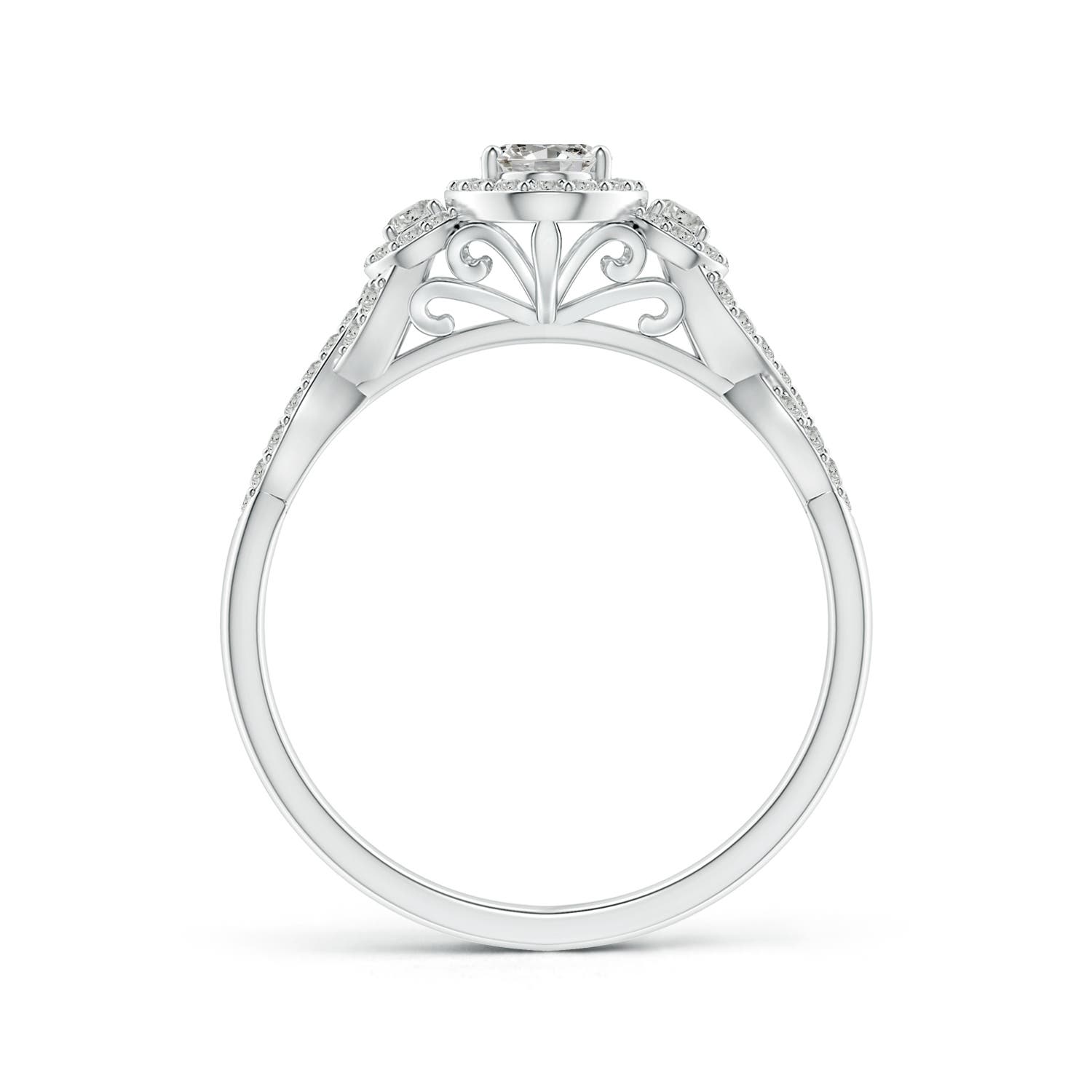 K, I3 / 0.75 CT / 14 KT White Gold