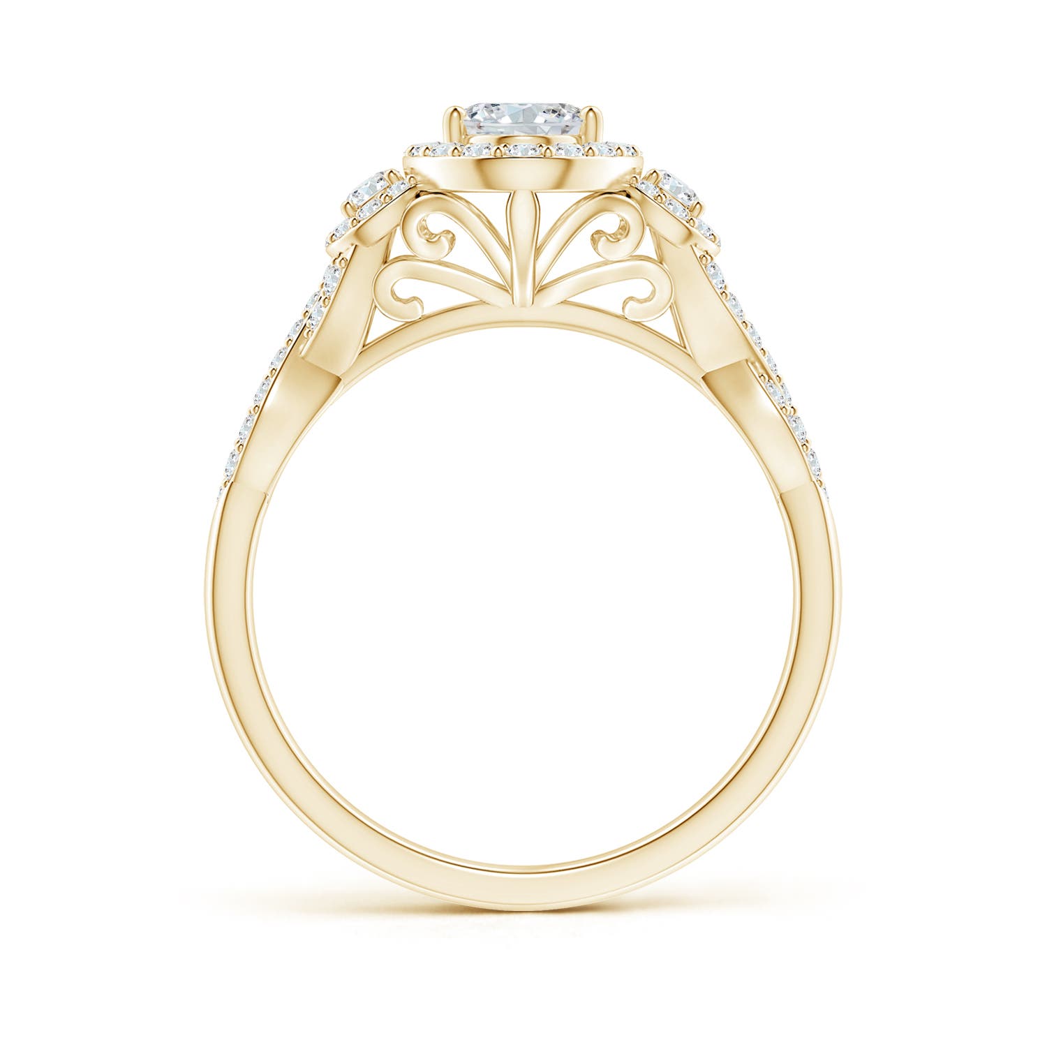 G, VS2 / 1.17 CT / 14 KT Yellow Gold