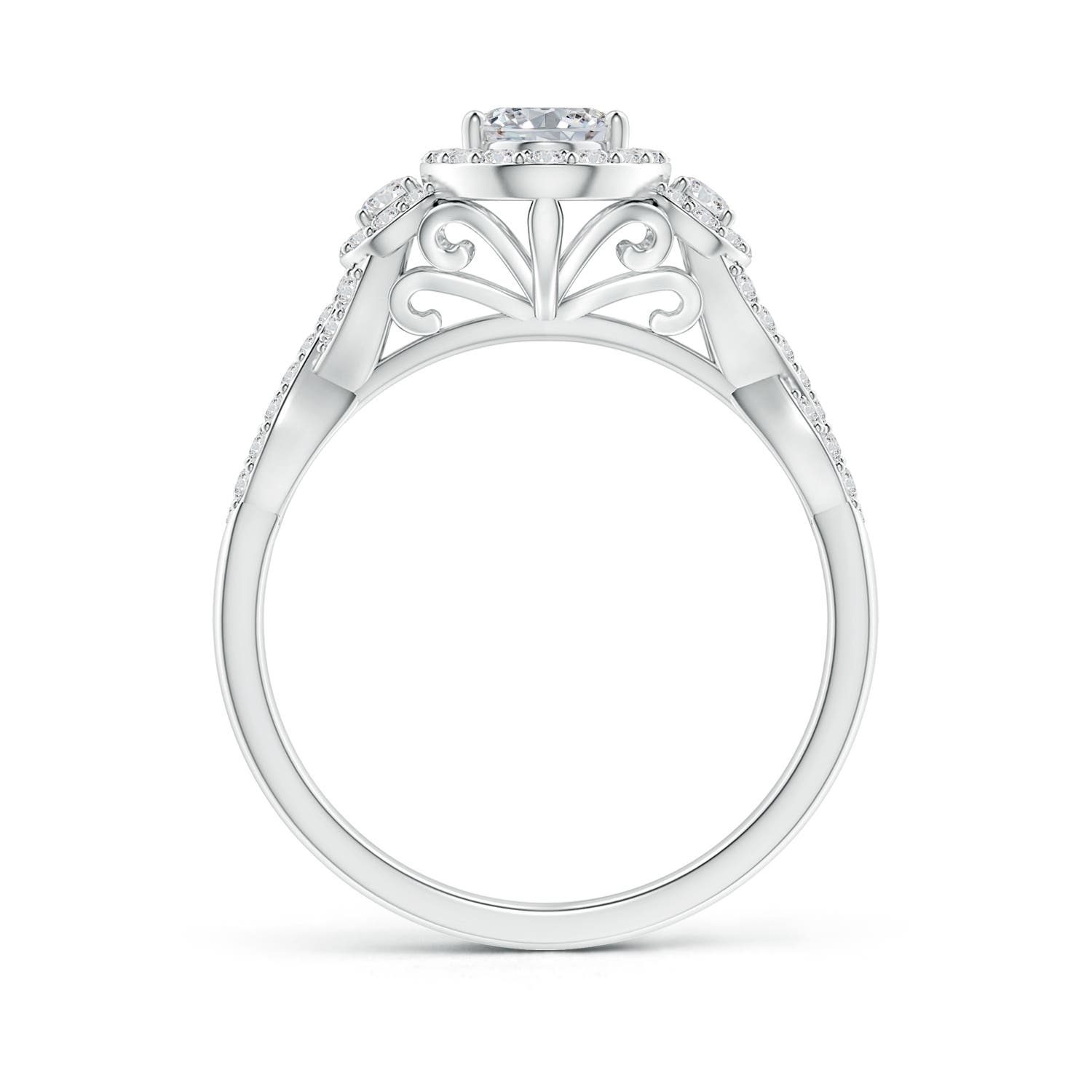 H, SI2 / 1.17 CT / 14 KT White Gold