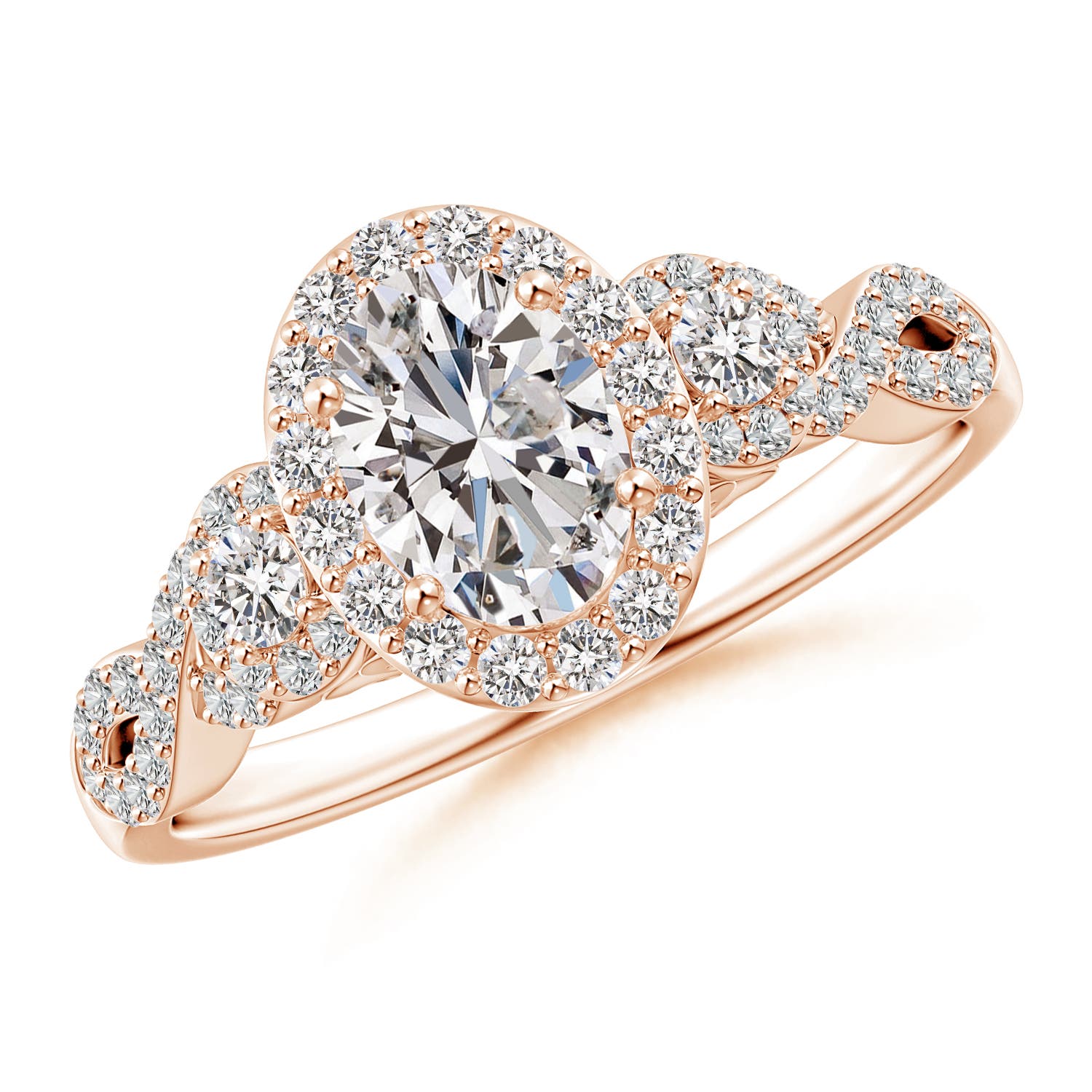 I-J, I1-I2 / 1.17 CT / 14 KT Rose Gold