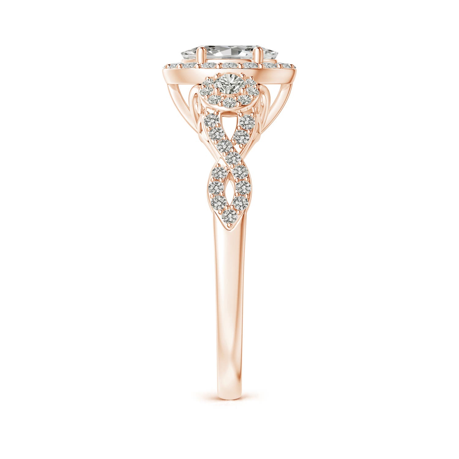 K, I3 / 1.17 CT / 14 KT Rose Gold