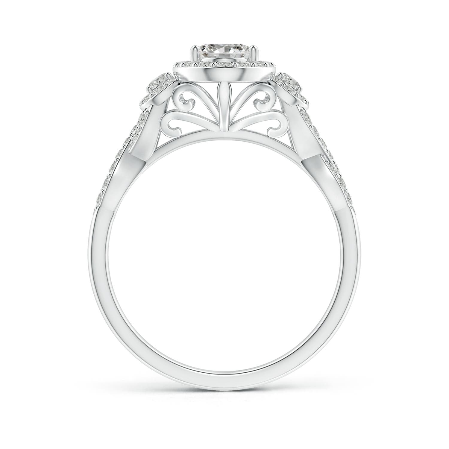 K, I3 / 1.17 CT / 14 KT White Gold