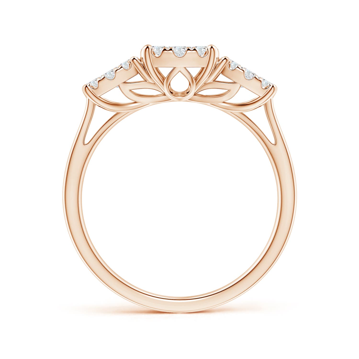 F-G, VS / 1 CT / 14 KT Rose Gold