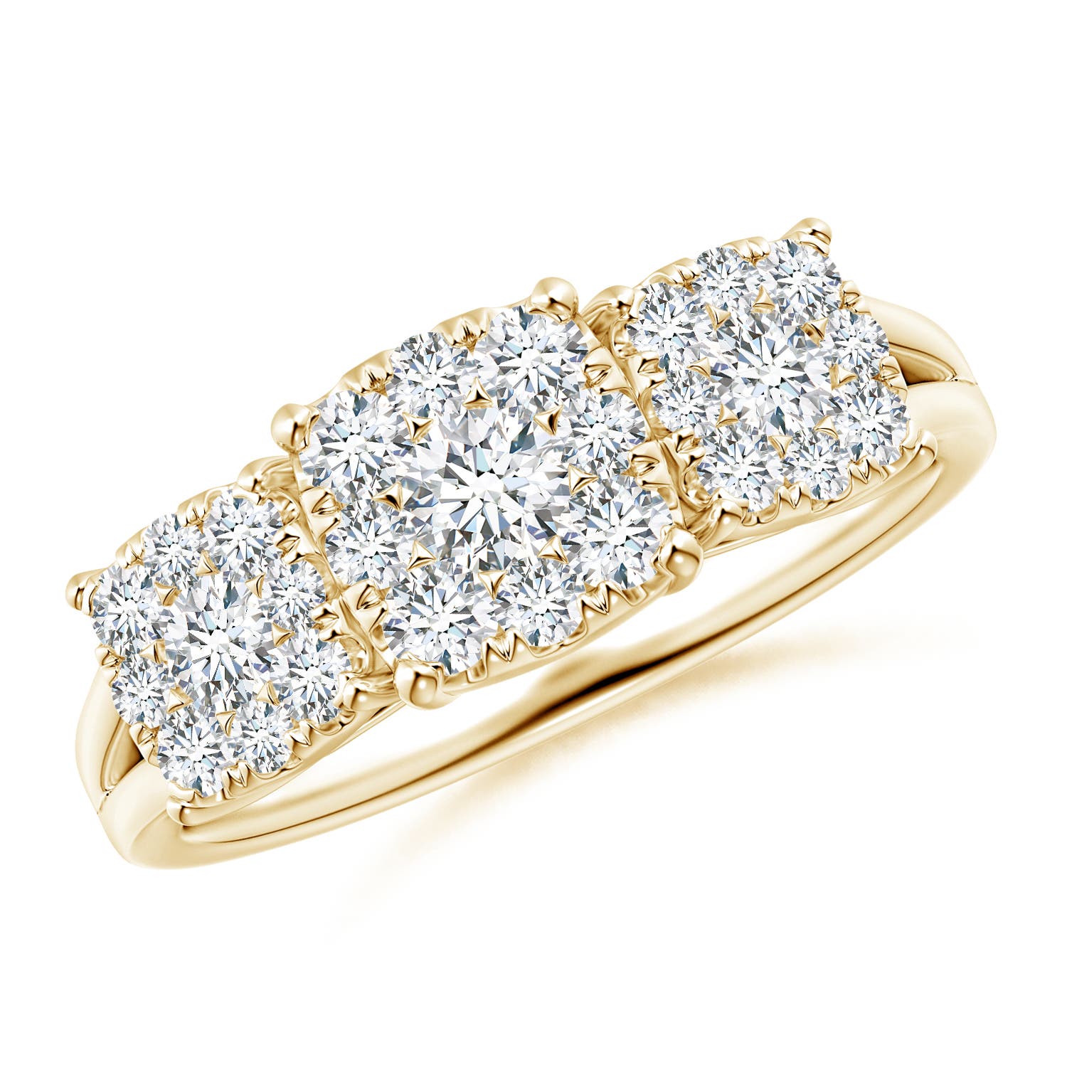 F-G, VS / 1 CT / 14 KT Yellow Gold