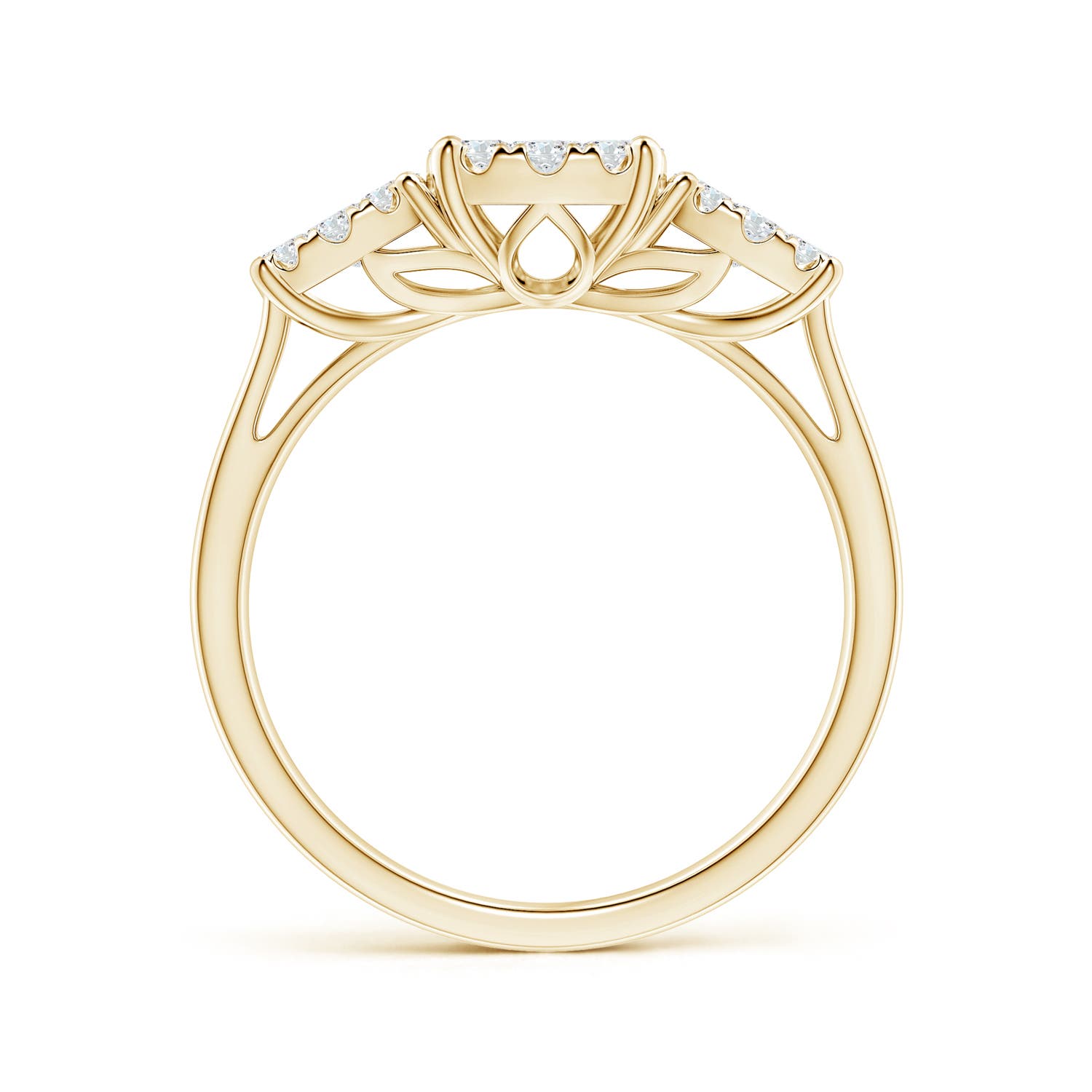 F-G, VS / 1 CT / 14 KT Yellow Gold