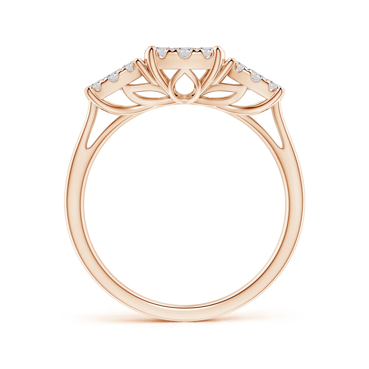 I-J, I1-I2 / 1 CT / 14 KT Rose Gold