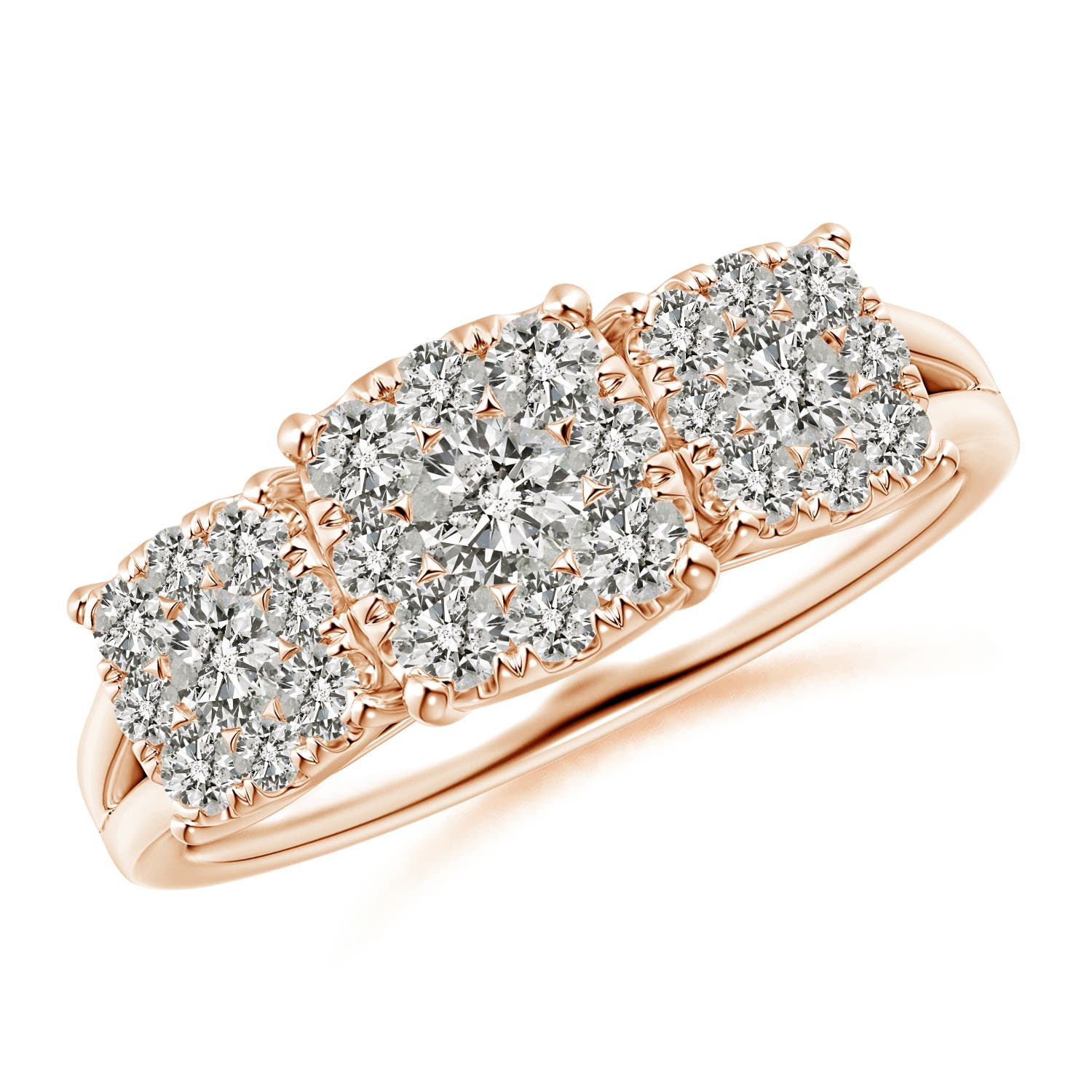 K, I3 / 1 CT / 14 KT Rose Gold