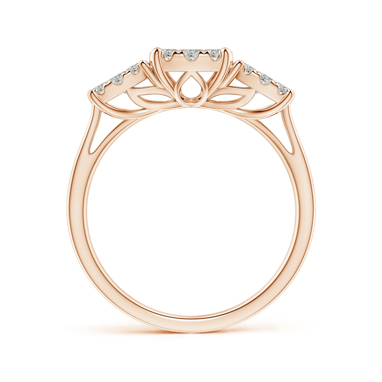 K, I3 / 1 CT / 14 KT Rose Gold