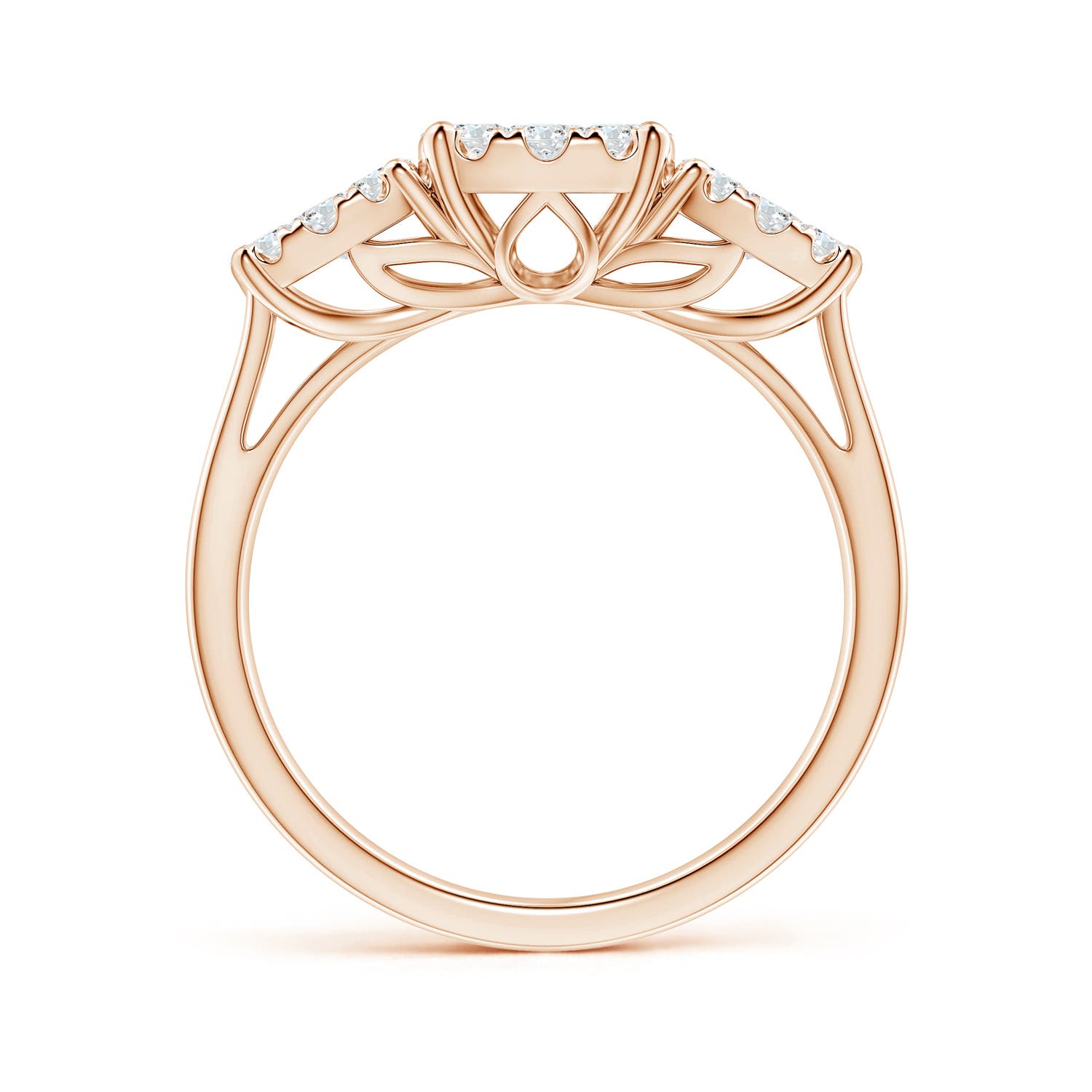 F-G, VS / 1.26 CT / 14 KT Rose Gold