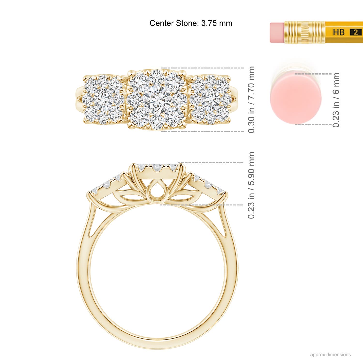 H, SI2 / 1.26 CT / 14 KT Yellow Gold