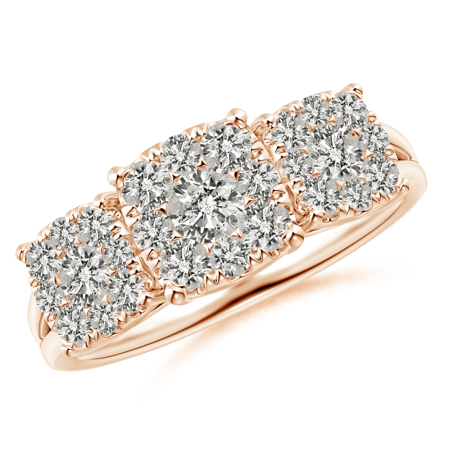 K, I3 / 1.26 CT / 14 KT Rose Gold