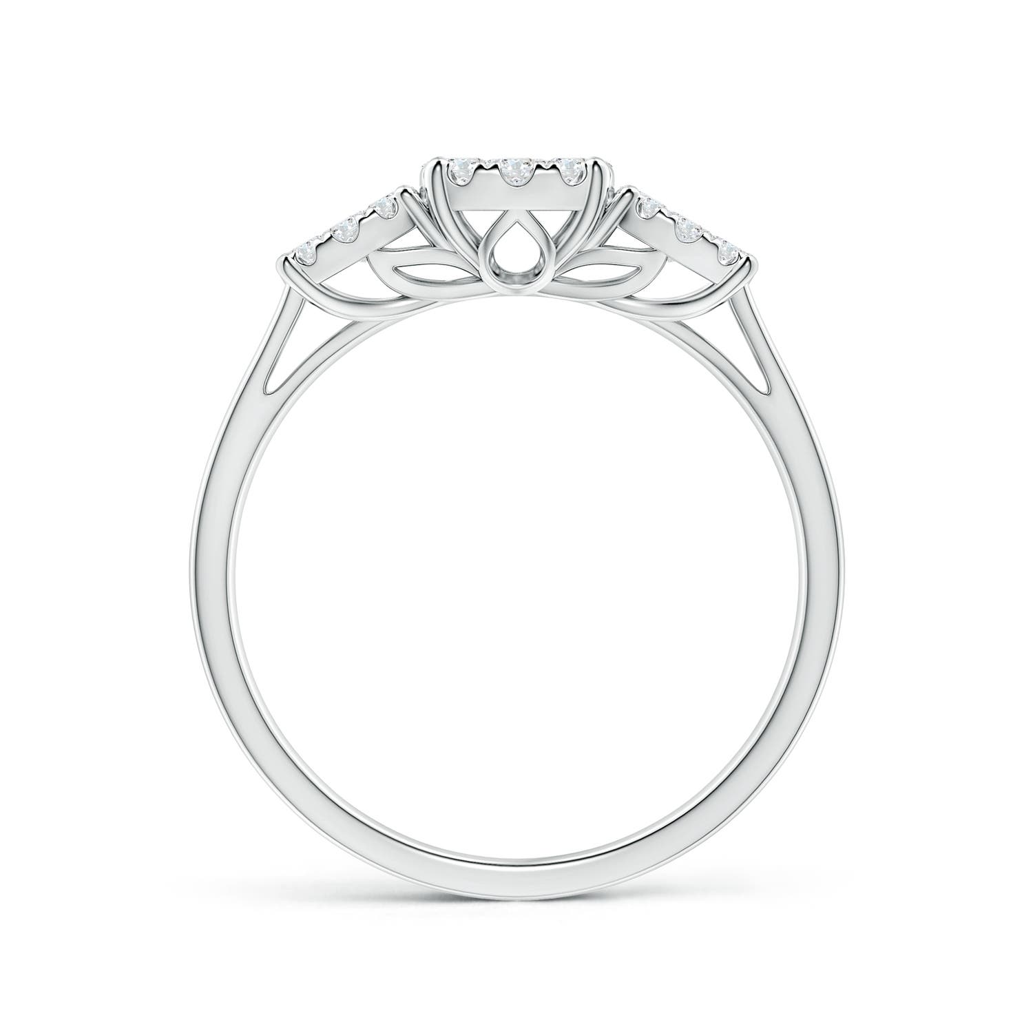 F-G, VS / 0.76 CT / 14 KT White Gold