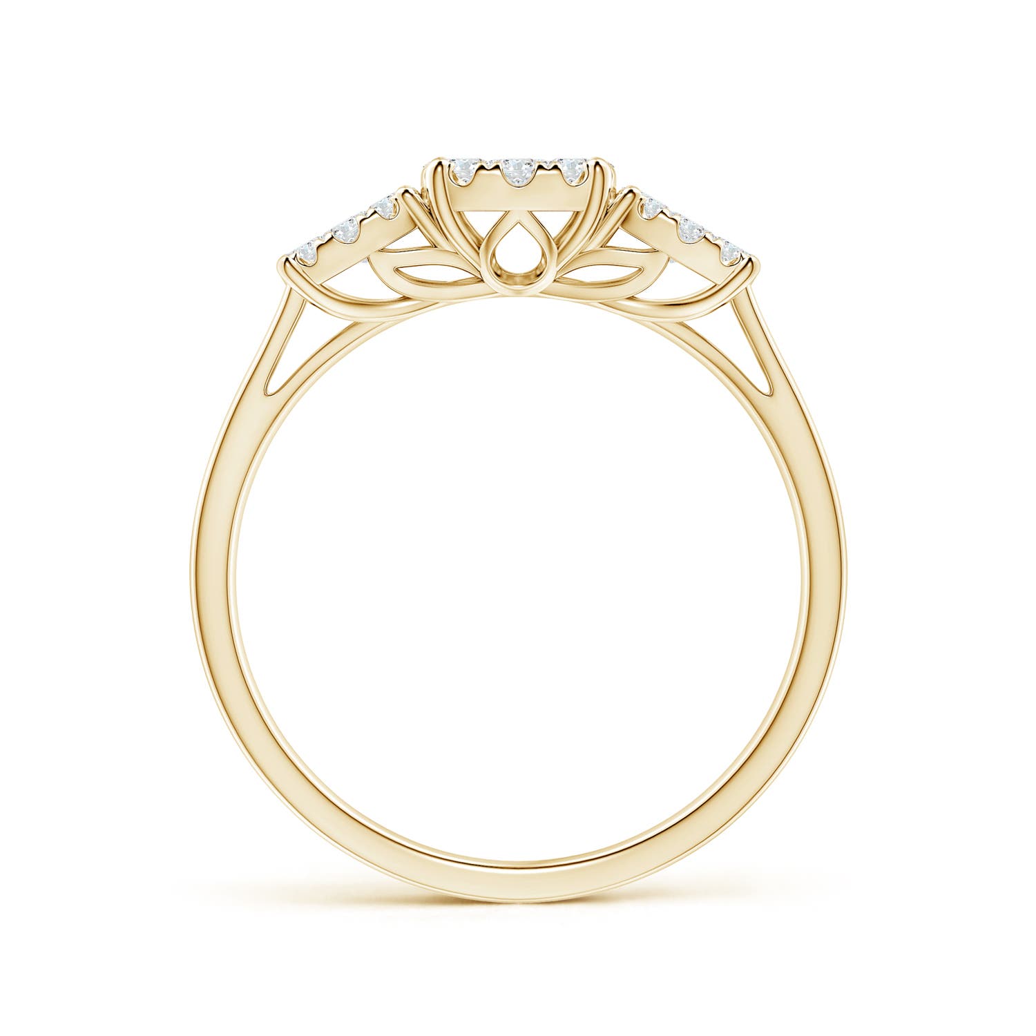 F-G, VS / 0.76 CT / 14 KT Yellow Gold