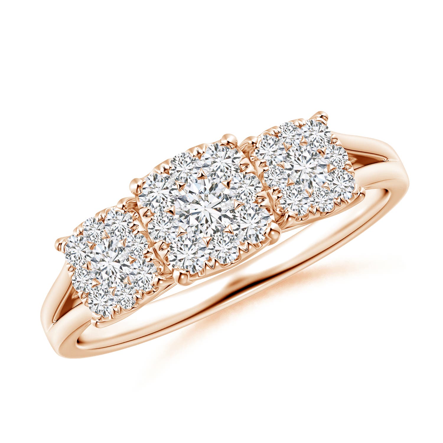 H, SI2 / 0.76 CT / 14 KT Rose Gold