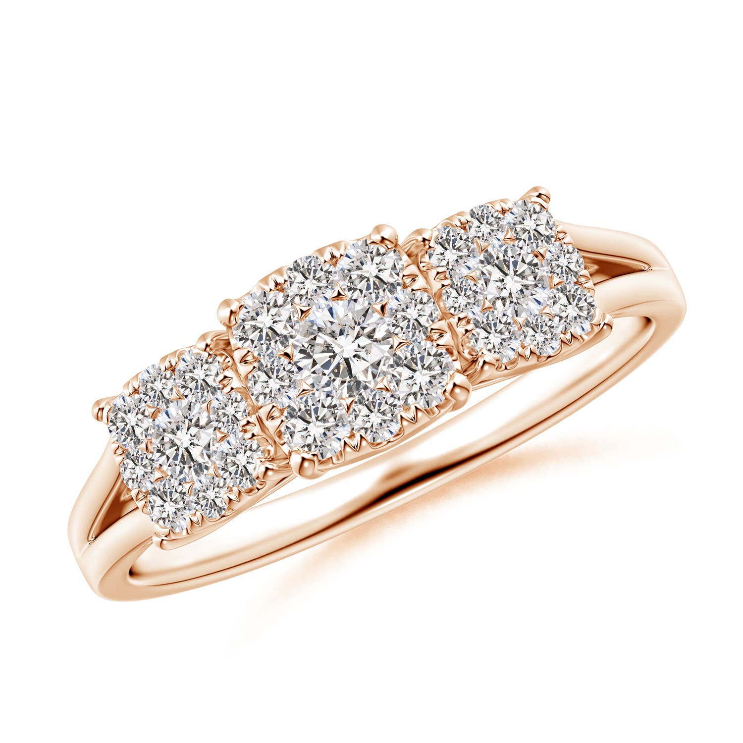 I-J, I1-I2 / 0.76 CT / 14 KT Rose Gold