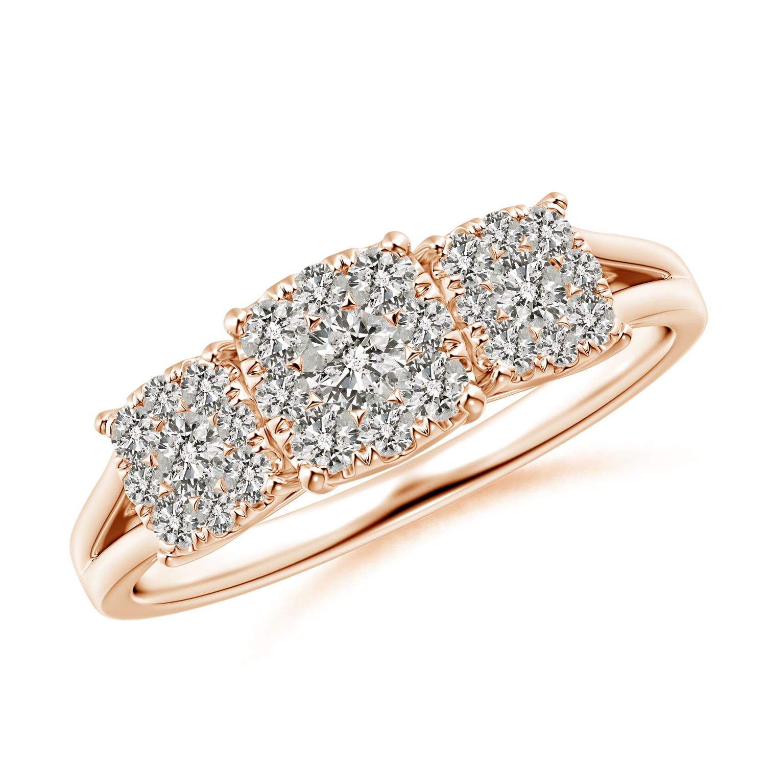 K, I3 / 0.76 CT / 14 KT Rose Gold