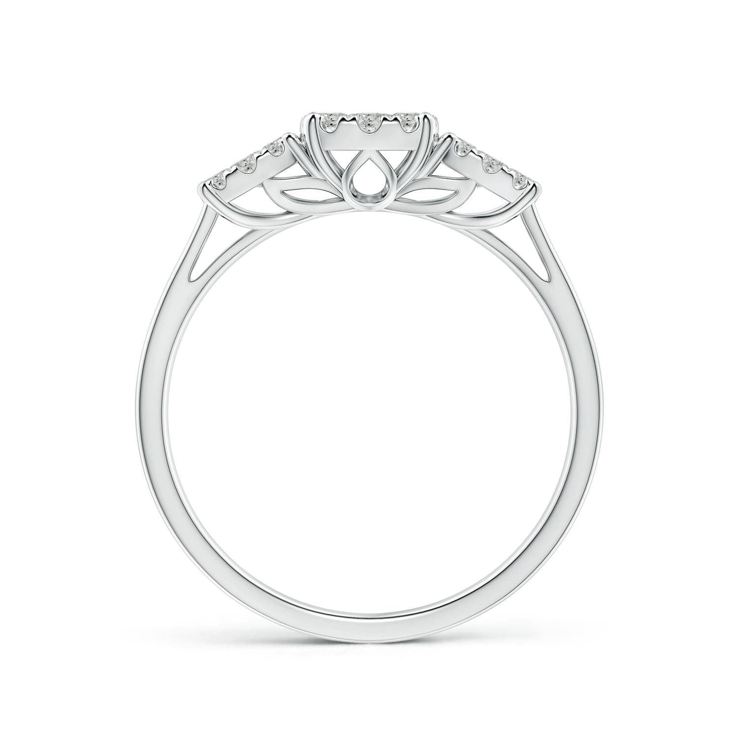 K, I3 / 0.76 CT / 14 KT White Gold