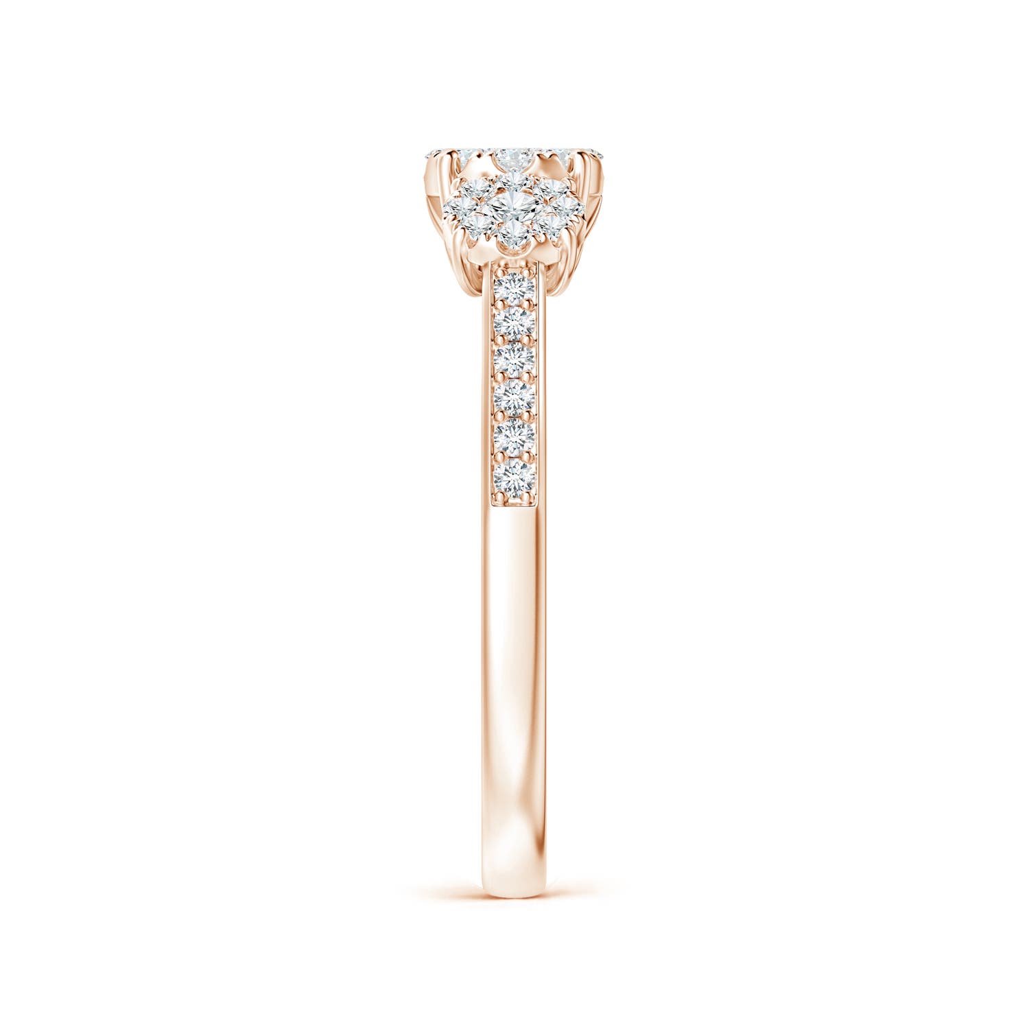 G, VS2 / 0.49 CT / 14 KT Rose Gold