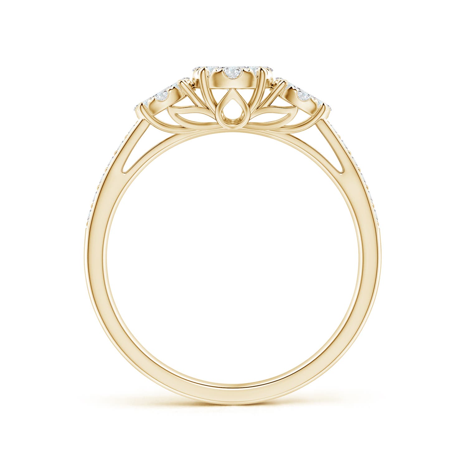 G, VS2 / 0.49 CT / 14 KT Yellow Gold