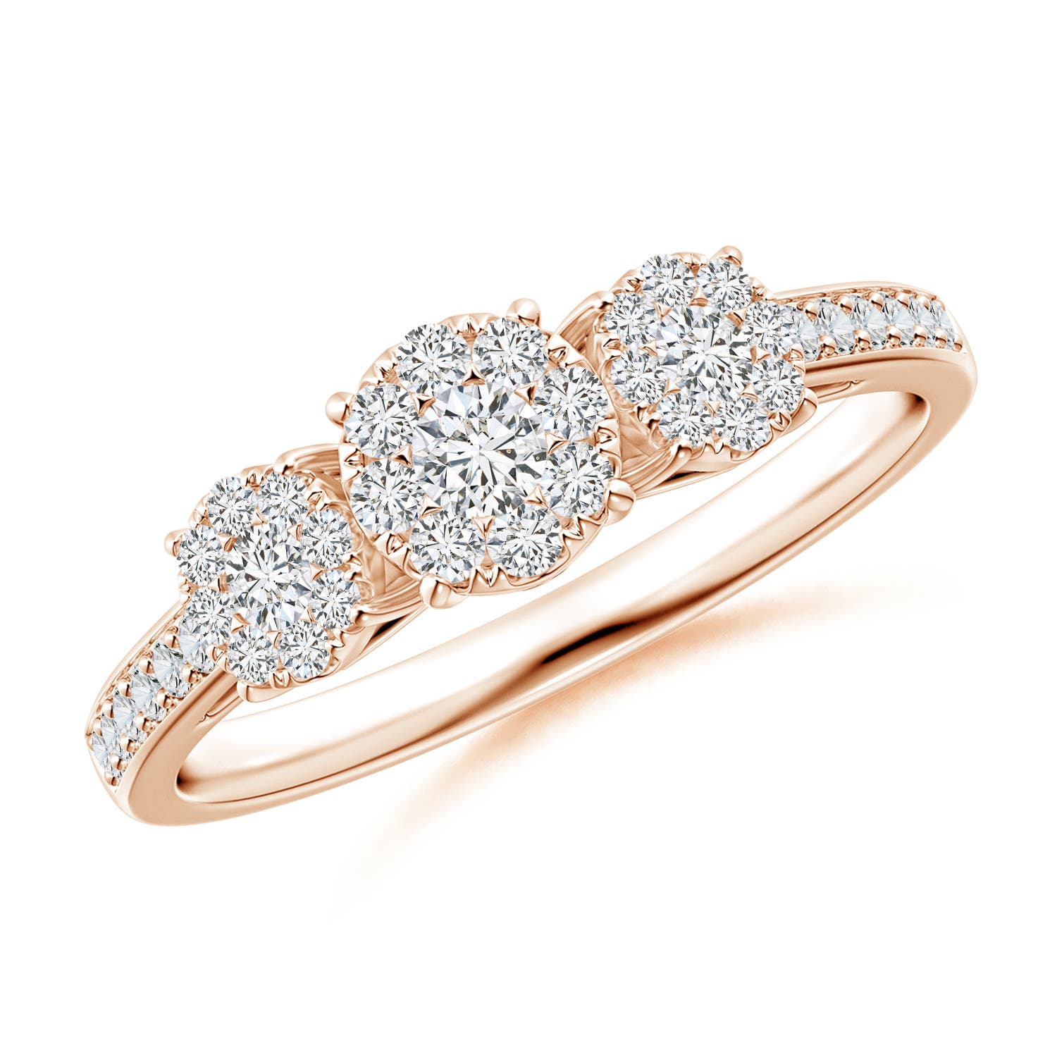 H, SI2 / 0.49 CT / 14 KT Rose Gold