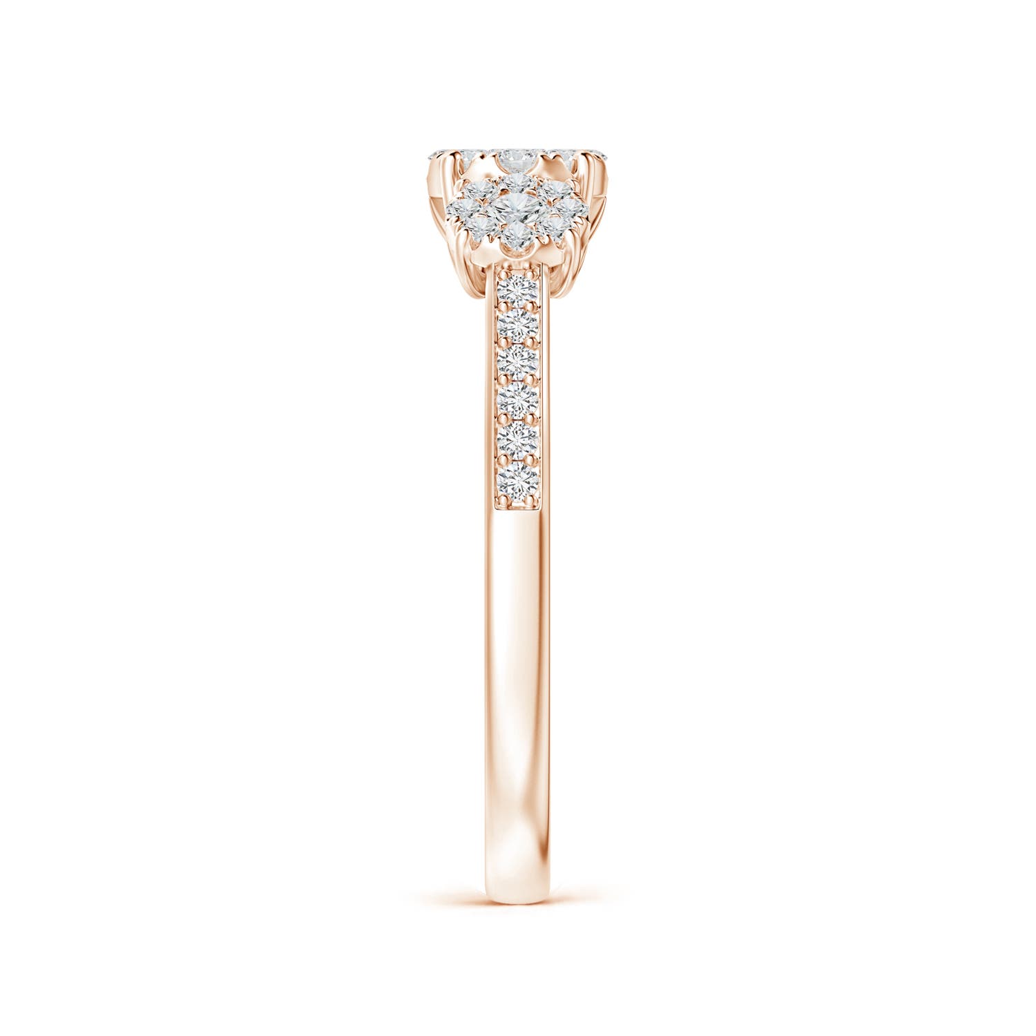 H, SI2 / 0.49 CT / 14 KT Rose Gold