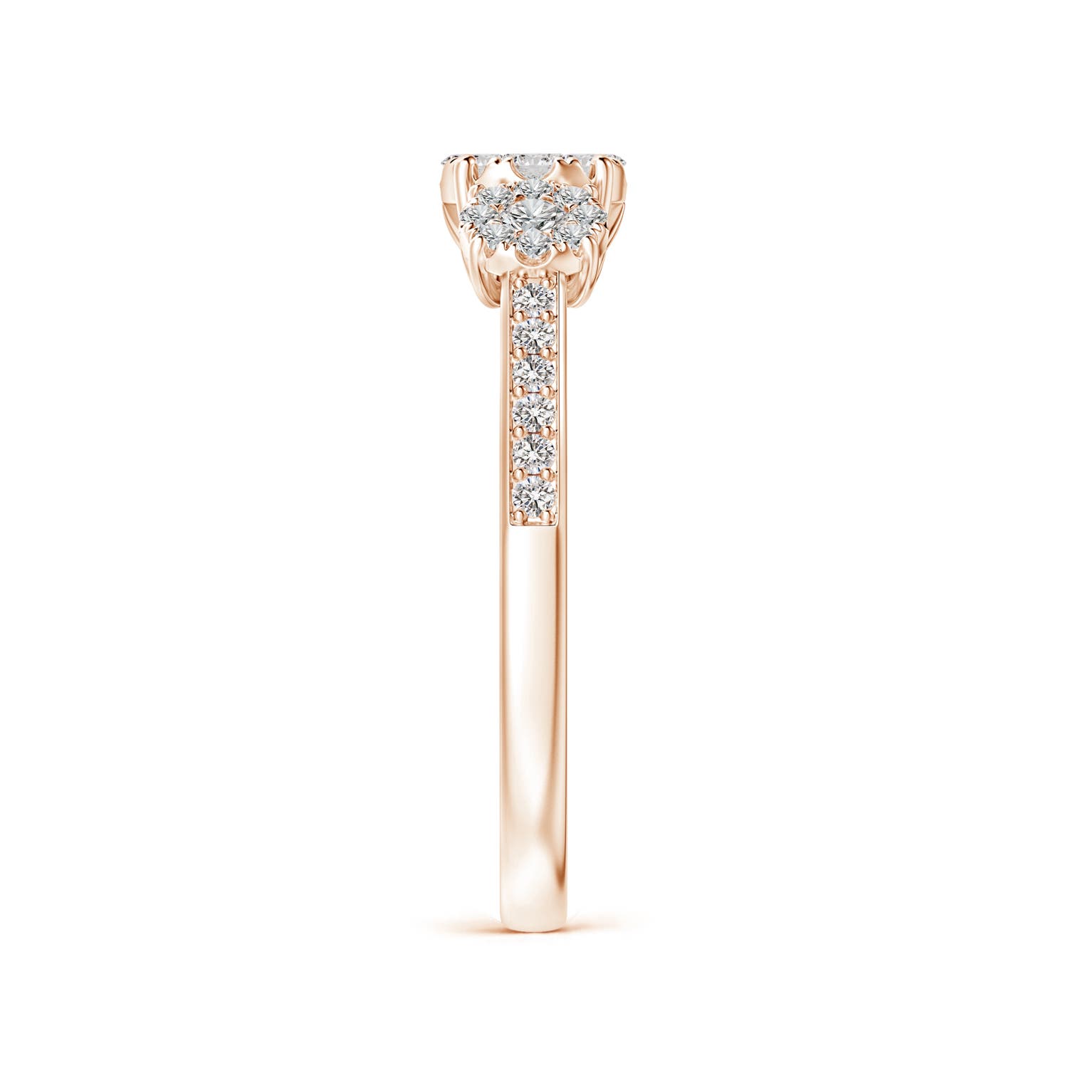 I-J, I1-I2 / 0.49 CT / 14 KT Rose Gold