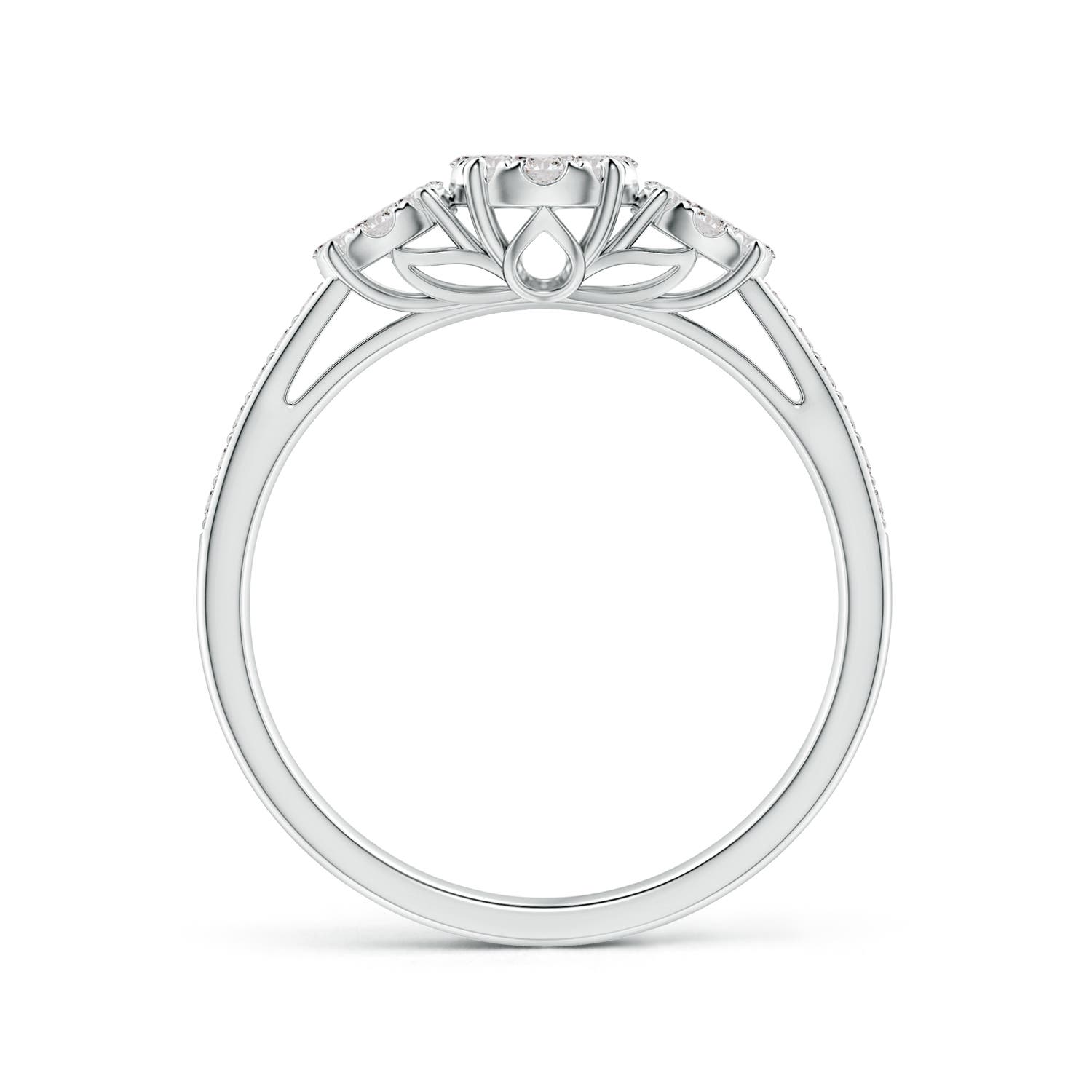 I-J, I1-I2 / 0.49 CT / 14 KT White Gold