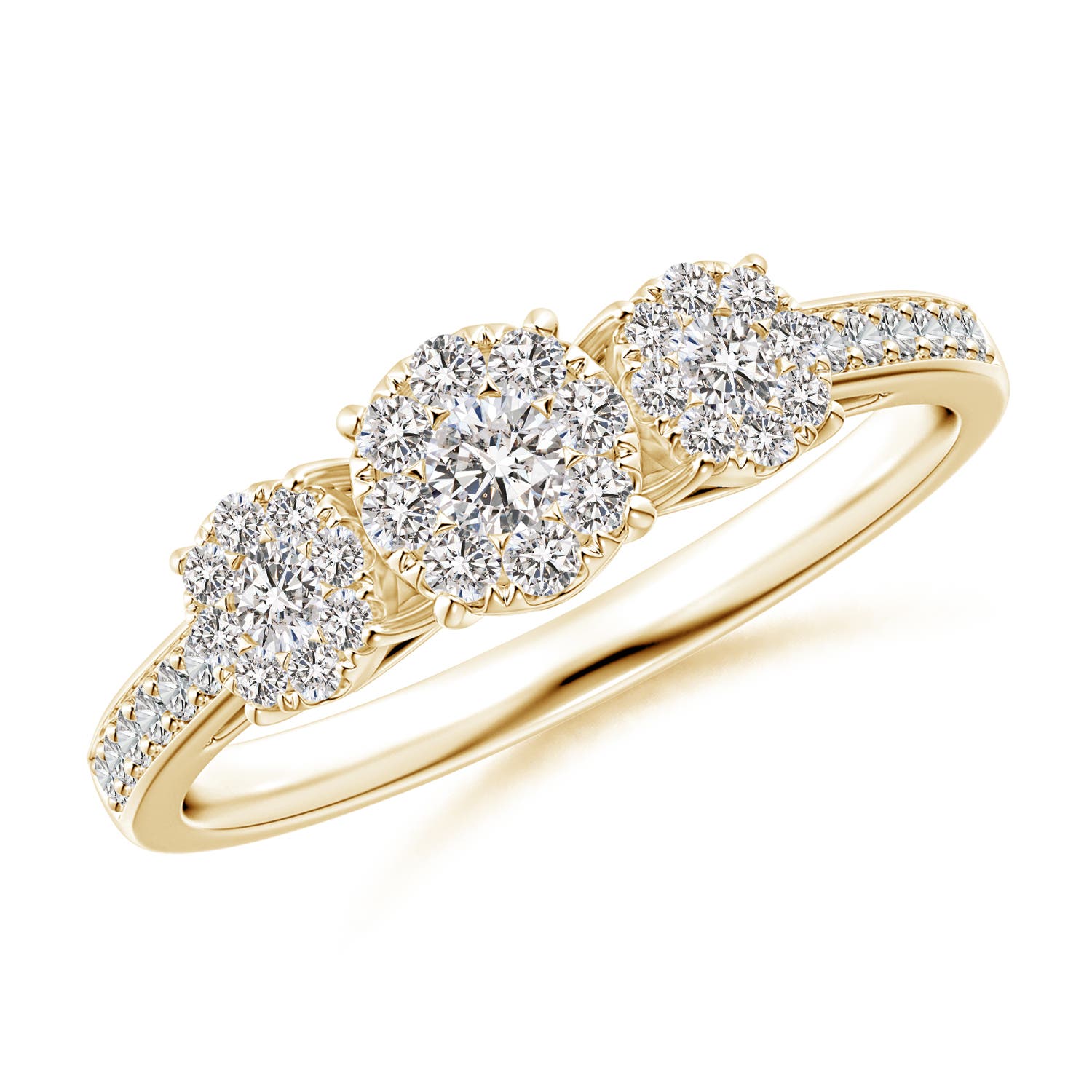 I-J, I1-I2 / 0.49 CT / 14 KT Yellow Gold