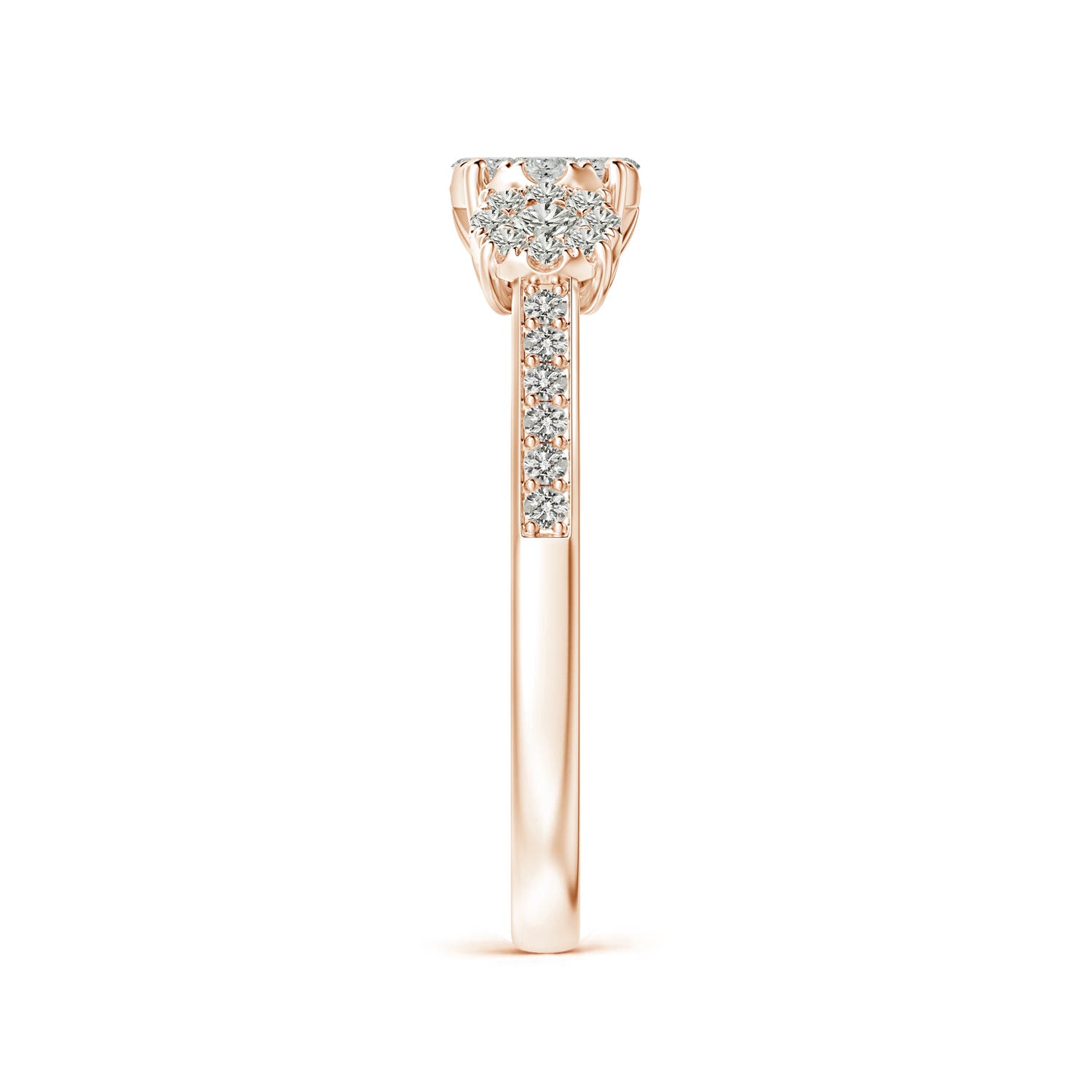 K, I3 / 0.49 CT / 14 KT Rose Gold