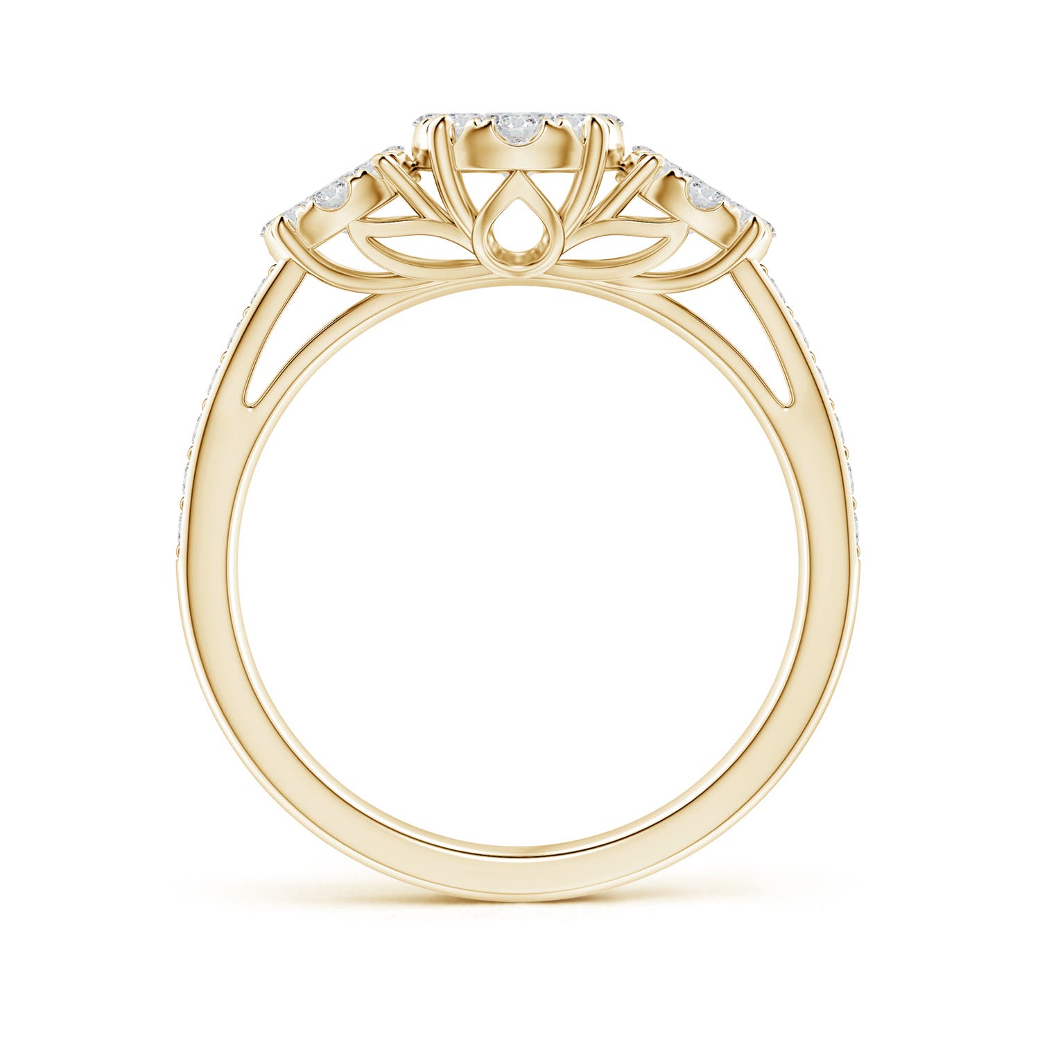 H, SI2 / 0.75 CT / 14 KT Yellow Gold