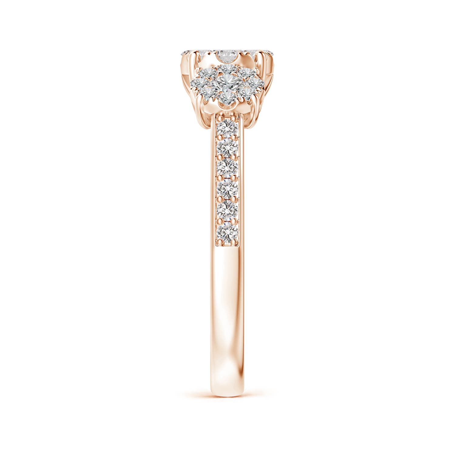 I-J, I1-I2 / 0.75 CT / 14 KT Rose Gold