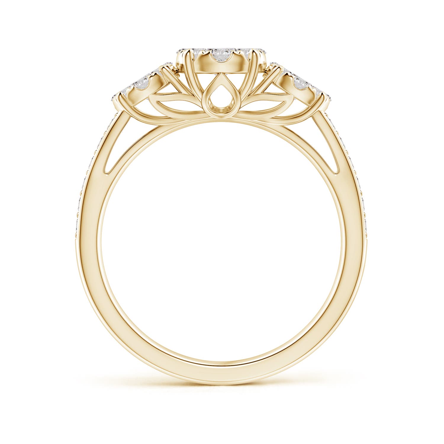 I-J, I1-I2 / 0.75 CT / 14 KT Yellow Gold