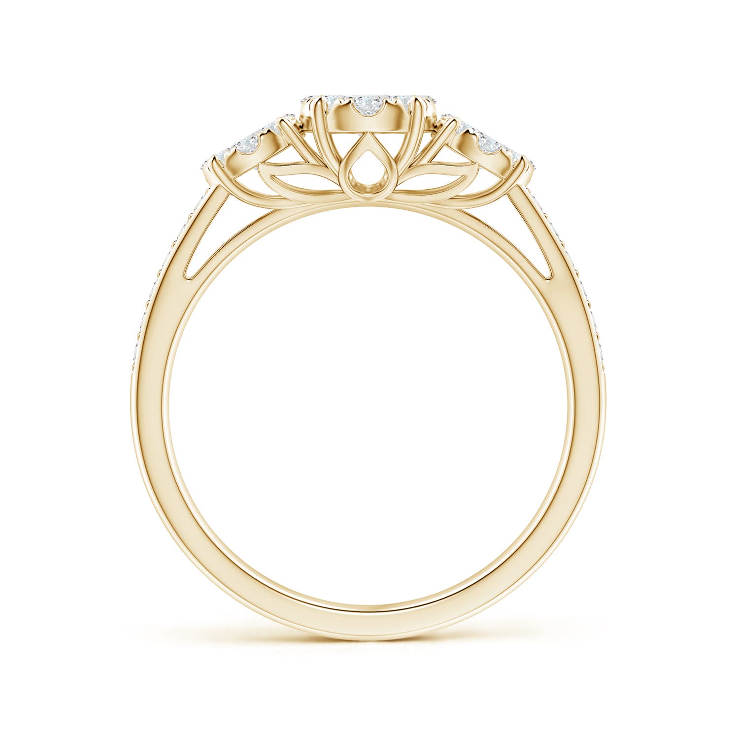 G, VS2 / 0.61 CT / 14 KT Yellow Gold